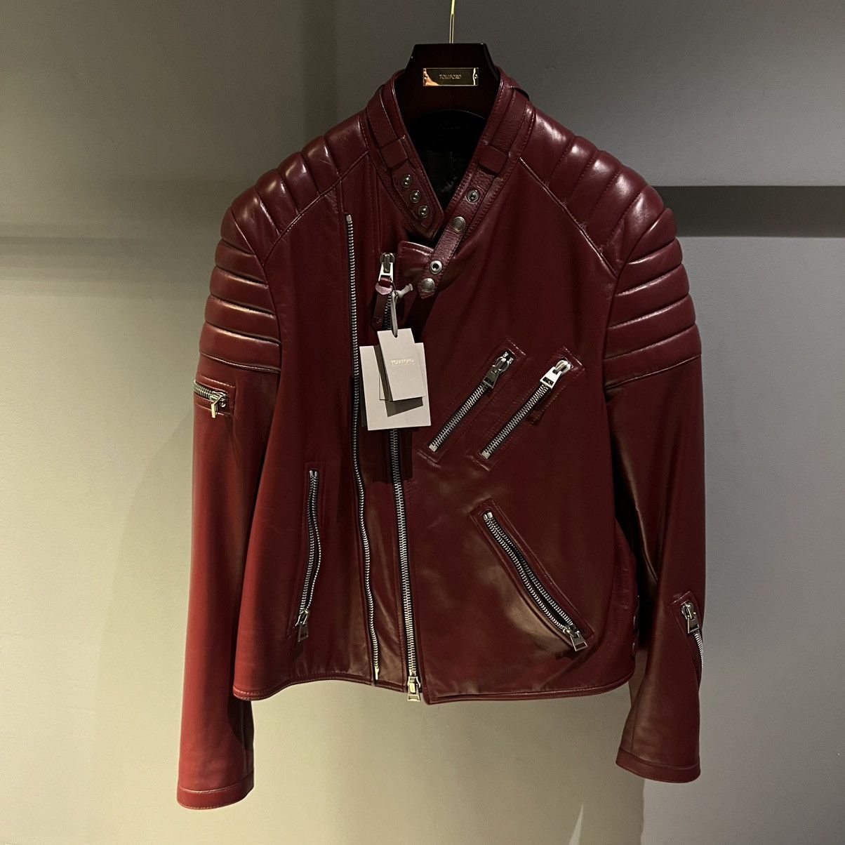 Tom Ford Tom Ford Leather Jacket in Large Size US L / EU 52-54 / 3 - 1 Thumbnail