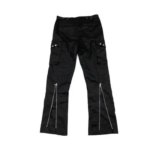 American Edition × Designer × Jean zipper rivet flared yuppie punk remake cargo pants Size US 30 / EU 46 - 1 Thumbnail