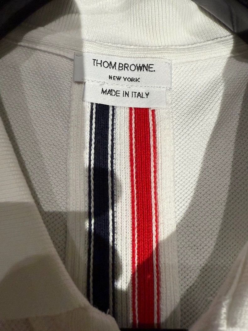 Thom Browne Thom BrowneShort-sleeved Polo shirt 2503-Nextarrow Size US XL / EU 56 / 4 - 6 Thumbnail