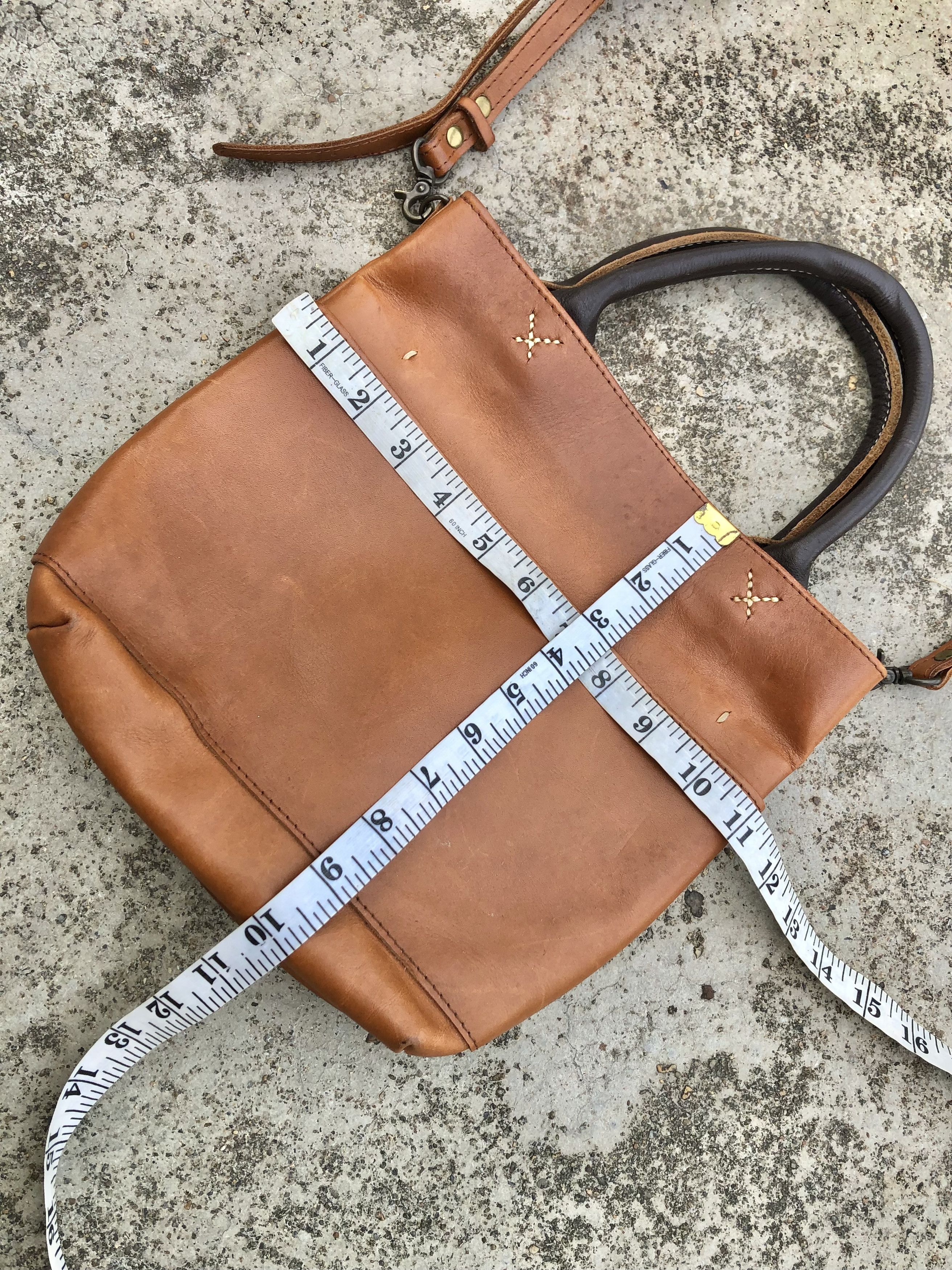 Genuine Leather HANDMADE LEATHER SLING TOTEBAG Size ONE SIZE - 8 Thumbnail