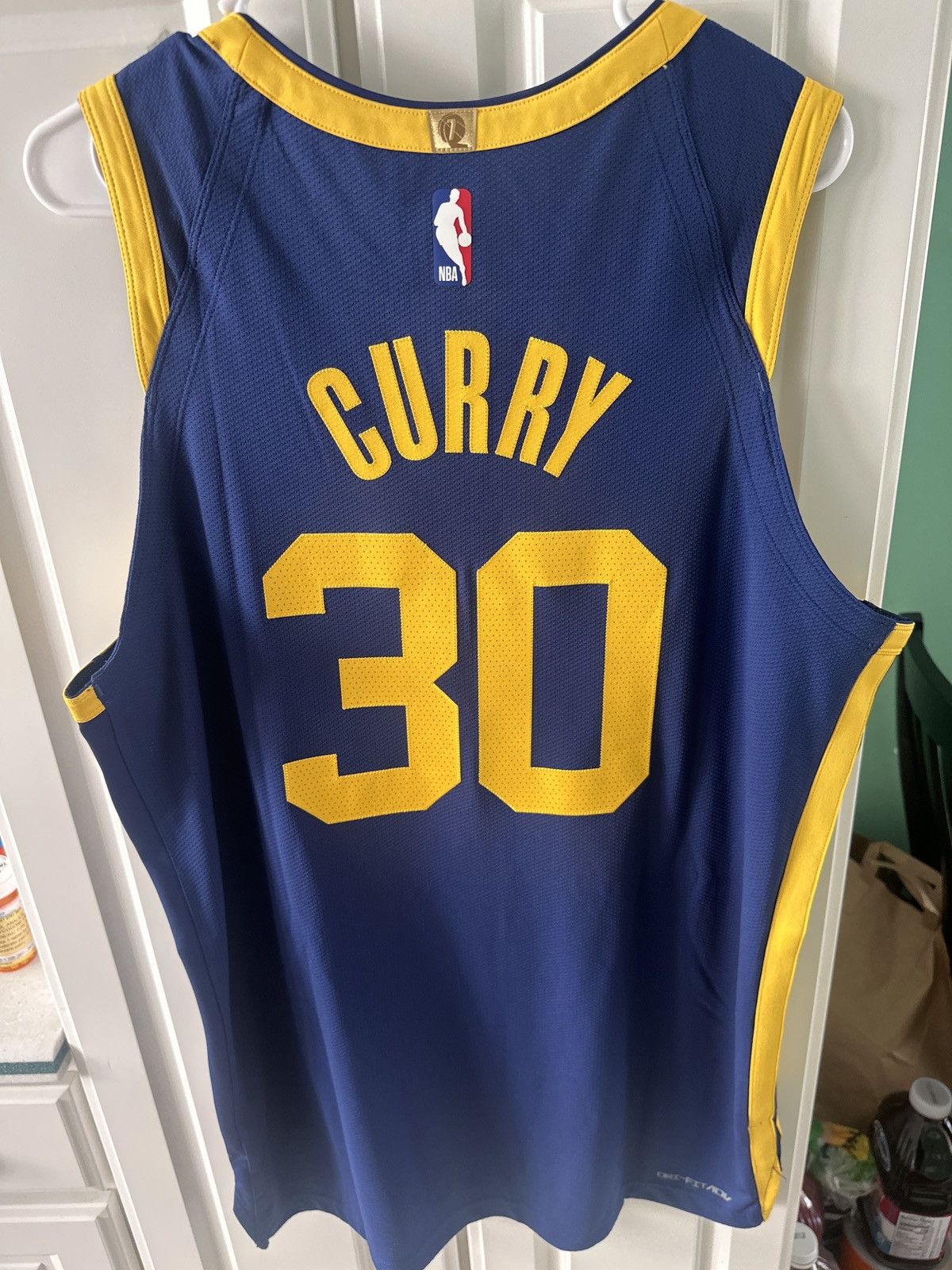 Jordan Brand Warriors Stephen Curry Statement Edition Jersey Sz Small Size US L / EU 52-54 / 3 - 4 Thumbnail