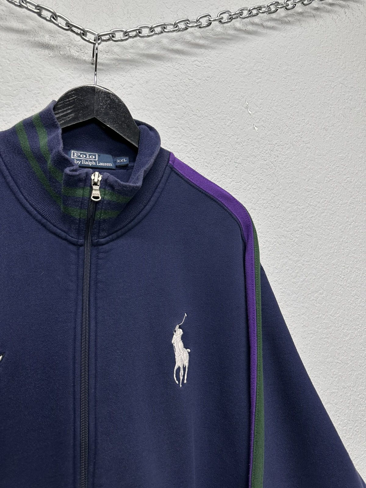 Polo Ralph Lauren VINTAGE POLO RALPH LAUREN WIMBLEDON 2011 ZIPPER FRONT Size US XXL / EU 58 / 5 - 3 Thumbnail