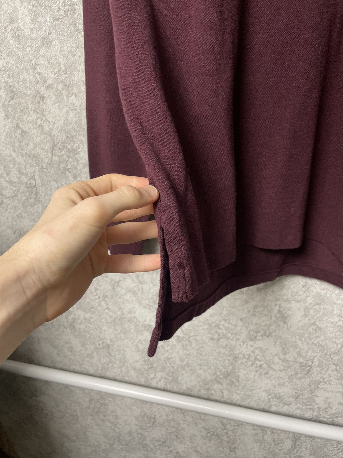Polo Ralph Lauren Vintage Polo Ralph Lauren Burgundy Long Sleeve Polo Shirt Size US M / EU 48-50 / 2 - 7 Thumbnail
