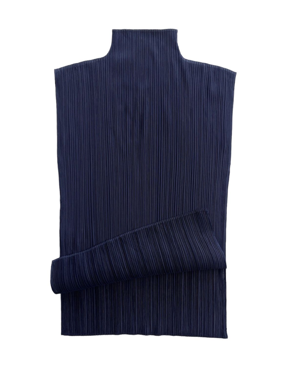 Pleats Please Issey Miyake Issey Miyake Pleats Please Top High Collar Navy Size M / US 6-8 / IT 42-44 - 5 Thumbnail