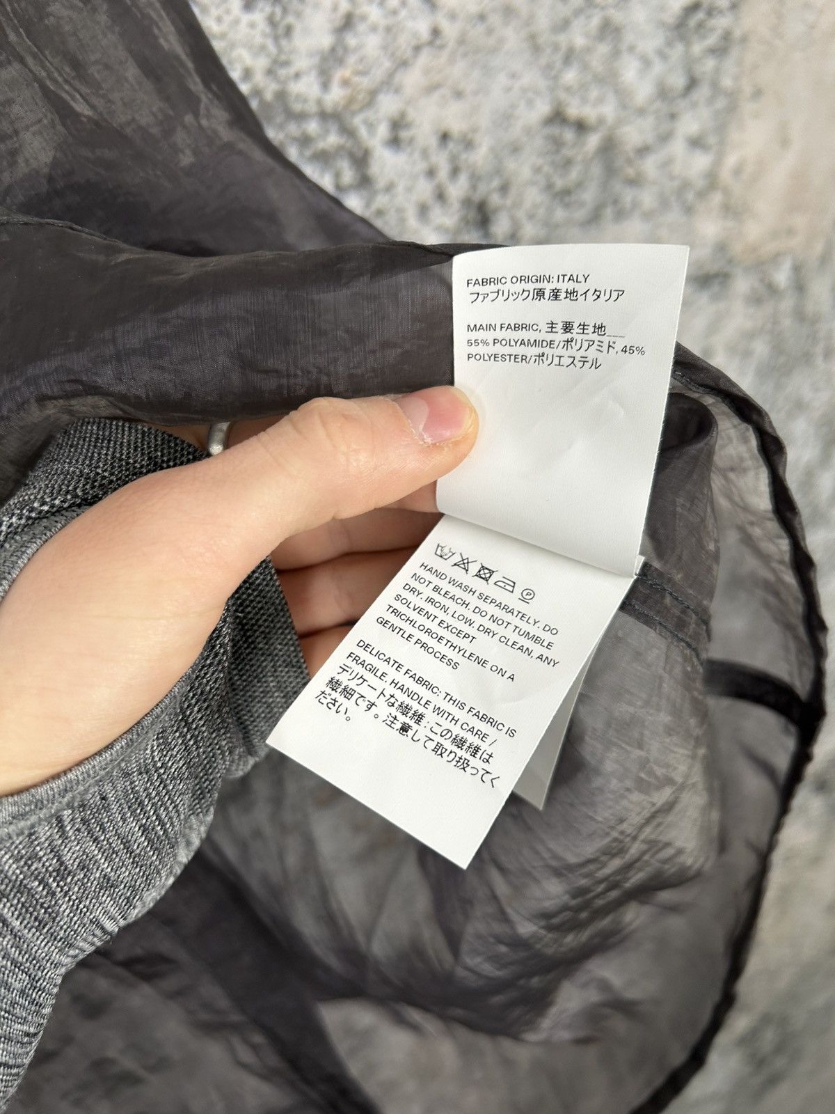Our Legacy Our Legacy Less Borrowed Shirt Transparent Avantgarde Punk Size US XL / EU 56 / 4 - 7 Thumbnail
