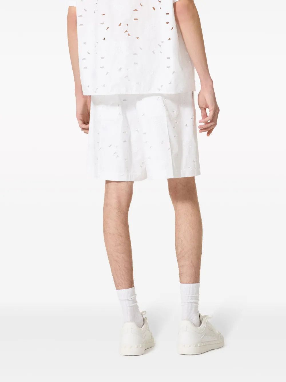Valentino o1y0525 Short in White Size US 32 / EU 48 - 3 Thumbnail
