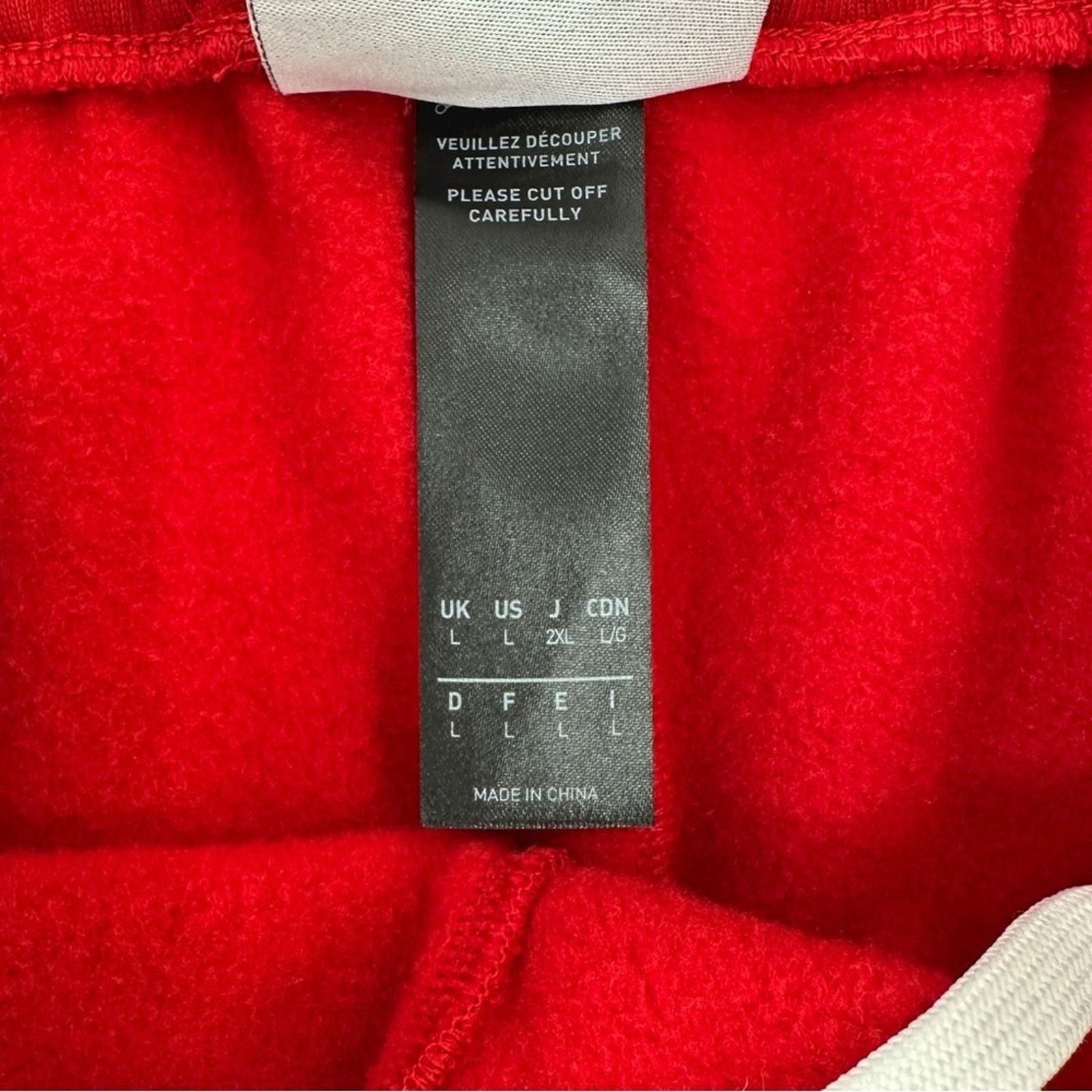 Adidas × Willy Chavarria Limited Edition Red "Paris" Loose Fit Sweat Shorts Size US 34 / EU 50 - 6 Thumbnail