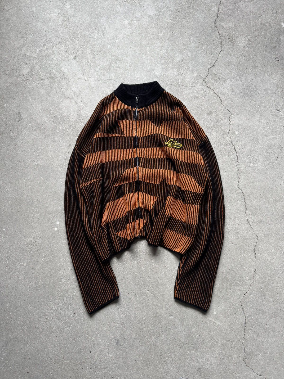 La Fam Amsterdam La Fam Amsterdam Zip Sweater Orange Sample Size US M / EU 48-50 / 2 - 3 Thumbnail