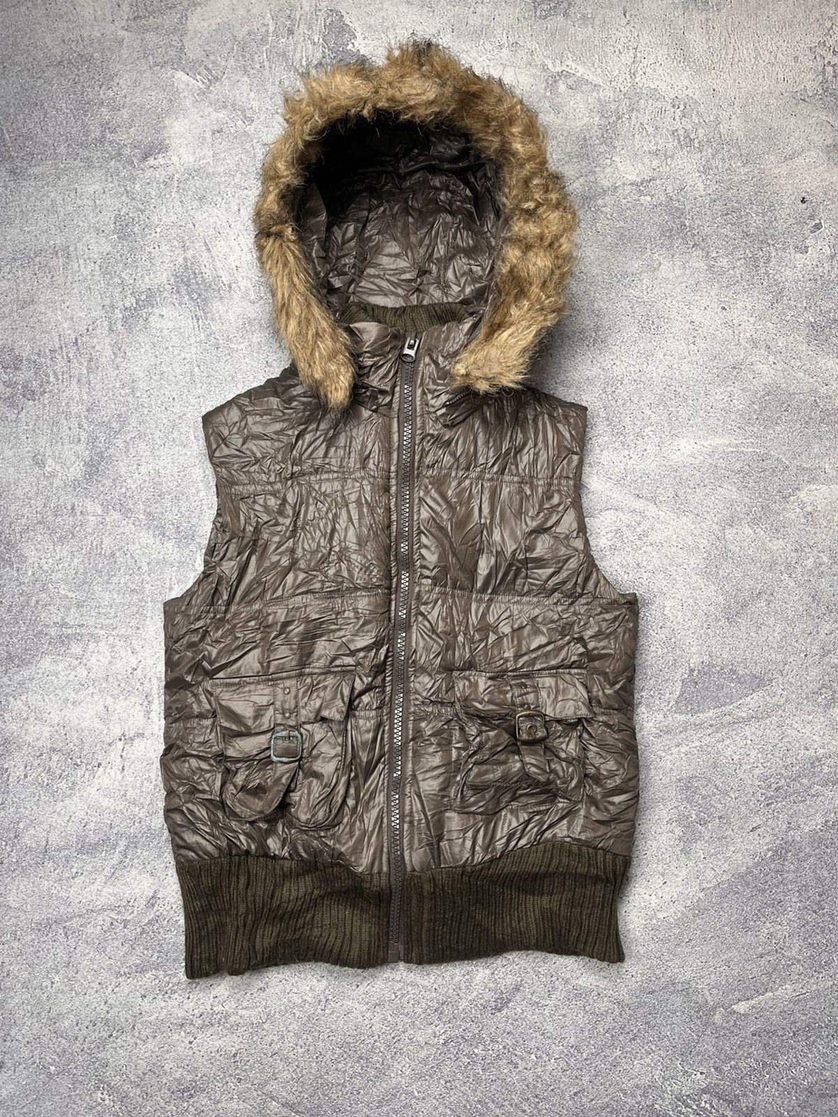 If Six Was Nine Faux Fur Puffer Vest Crazy About Anything Size US M / EU 48-50 / 2 - 3 Thumbnail