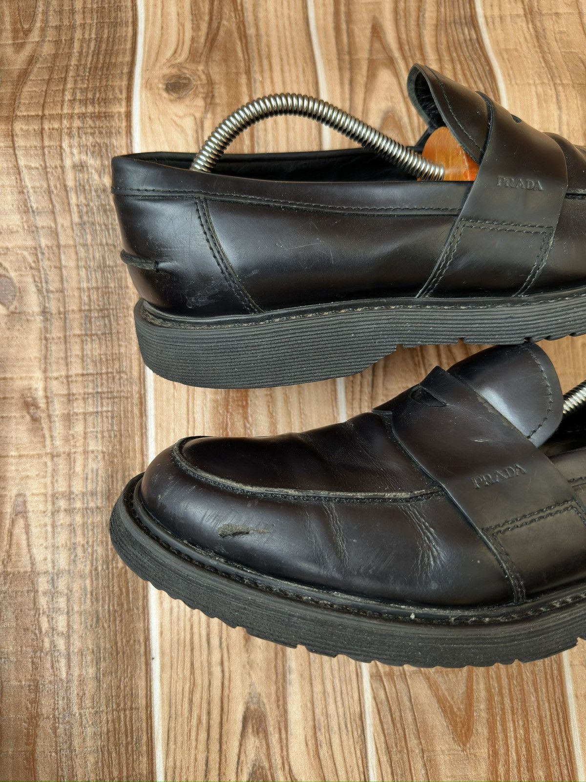 Prada Prada Penny Loafers Size US 10 / EU 43 - 14 Thumbnail