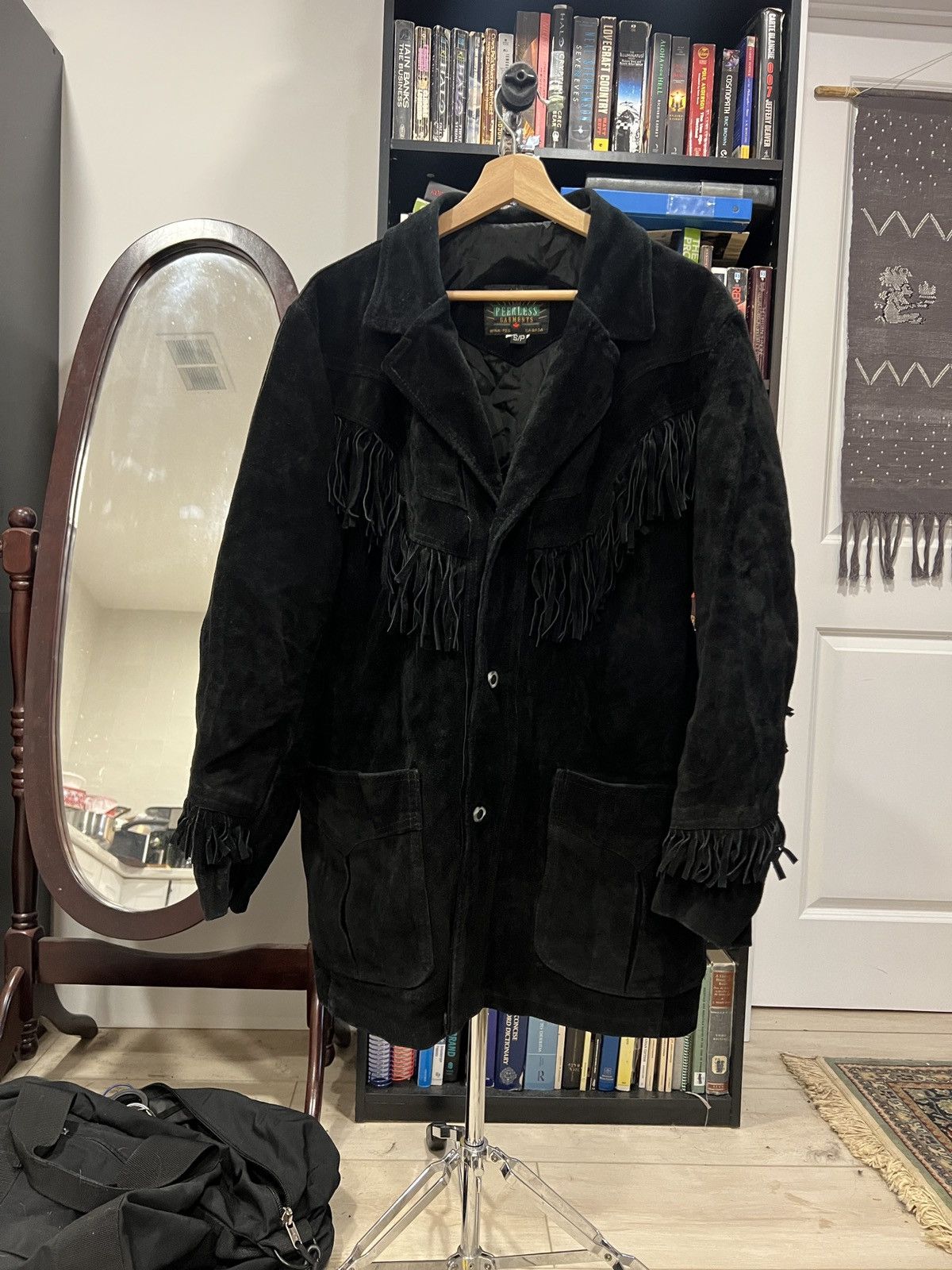 vintage fringe leather jacket