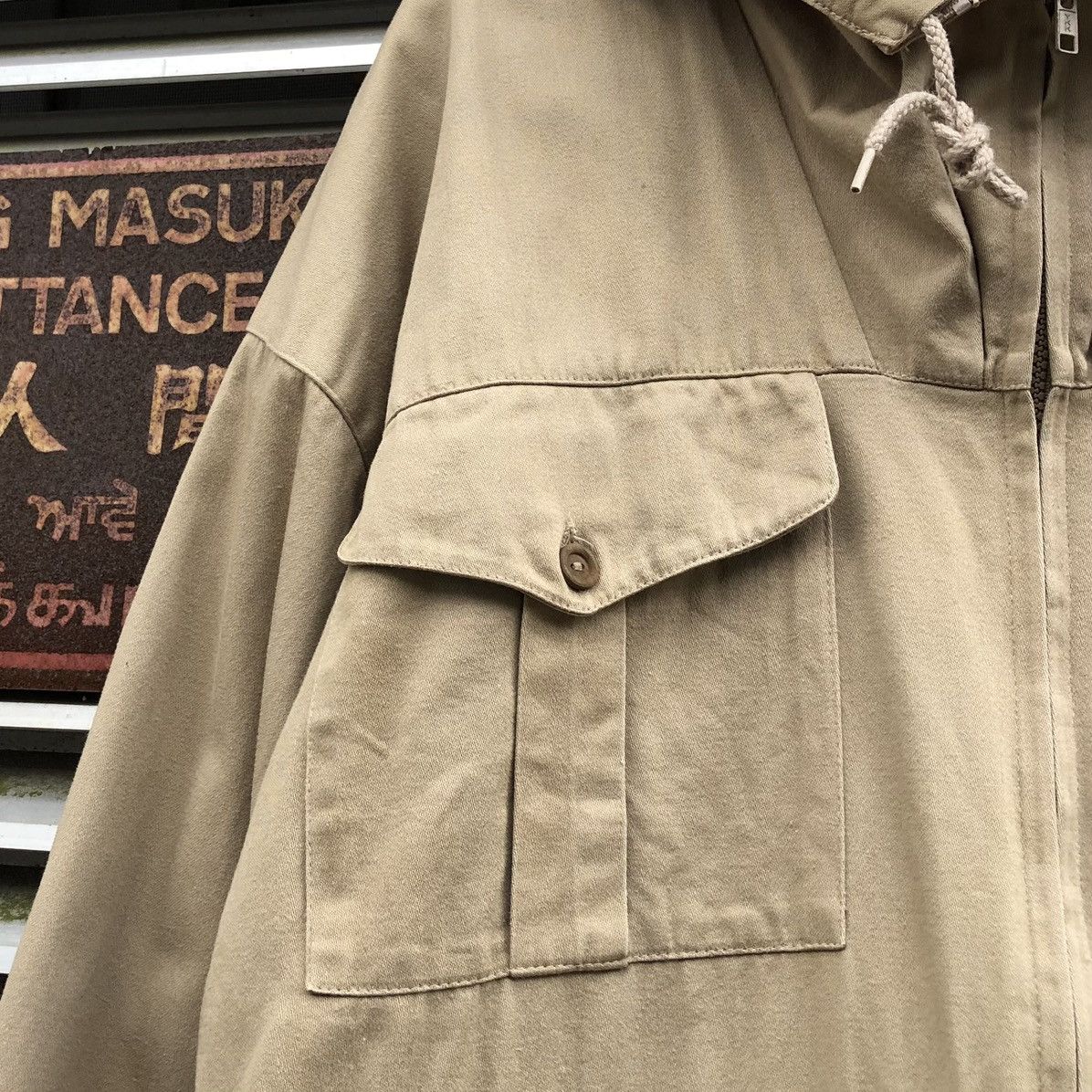 Vintage Vintage 80s The Kettle Creek Canvas Co Khakis Safari Jacket Size US L / EU 52-54 / 3 - 5 Thumbnail