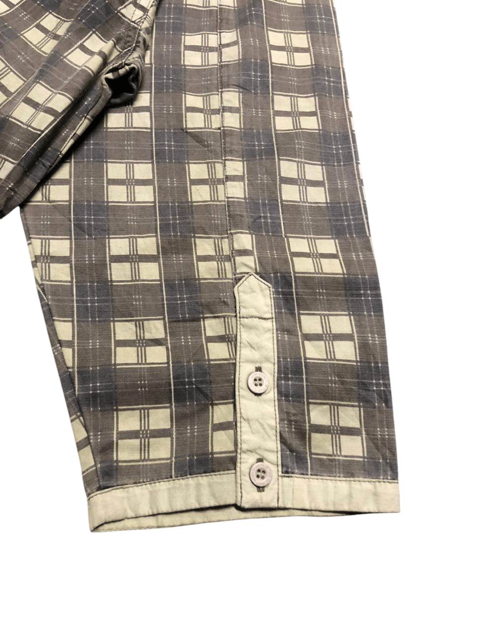 If Six Was Nine × Japanese Brand 2004 Flip The Script Checked Work Gear Shirt Jacket Size US L / EU 52-54 / 3 - 12 Thumbnail