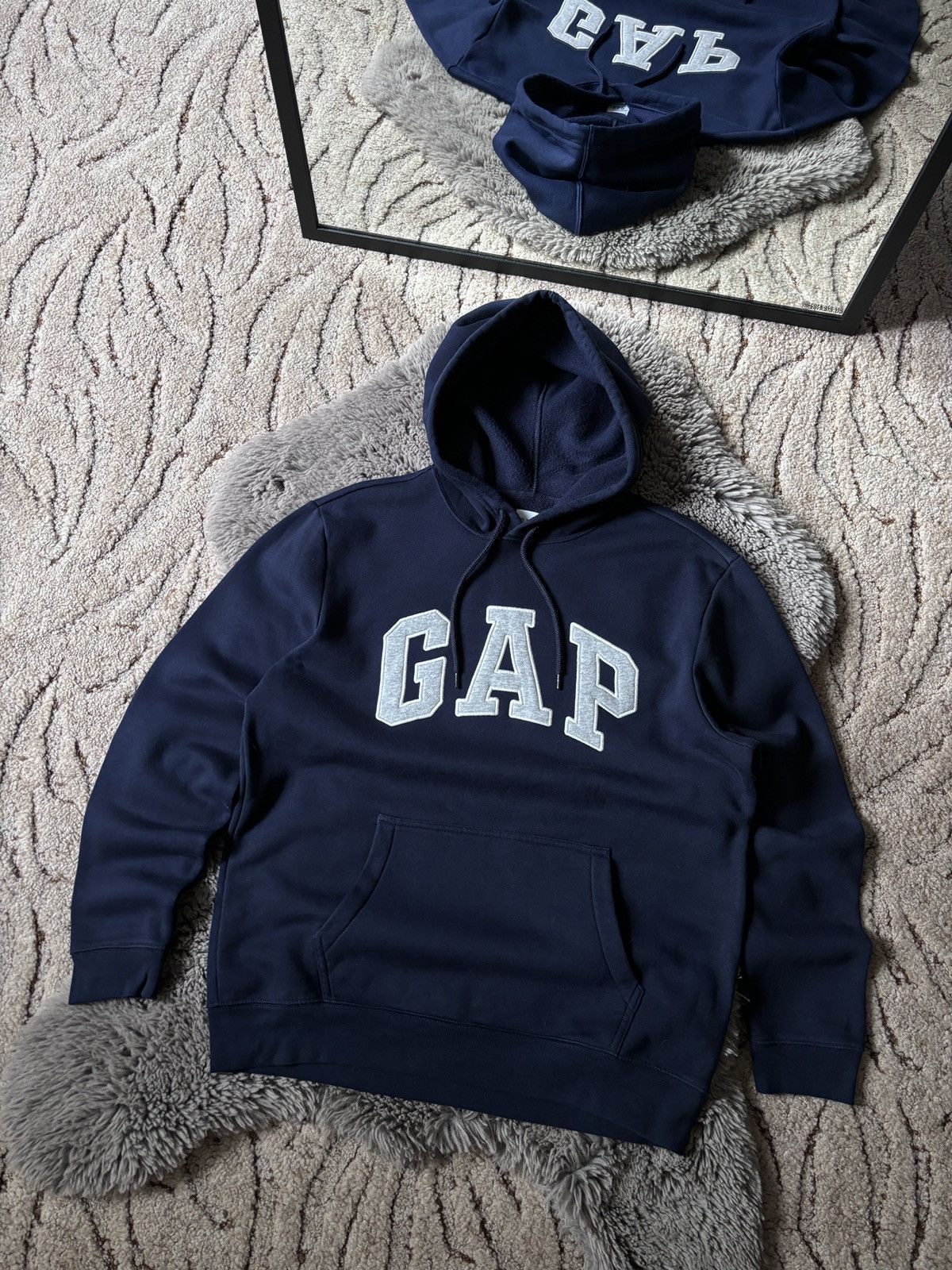 Gap Gap Spell Out blue Streetwear hoodie Size US M / EU 48-50 / 2 - 2 Thumbnail