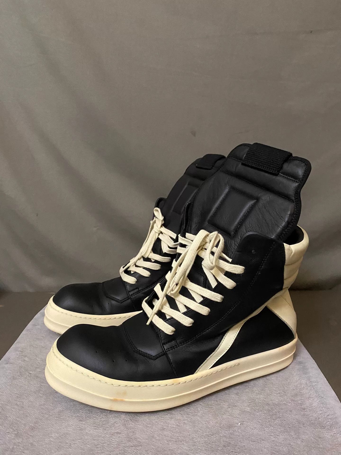 Rick Owens rick owens black leather sneakers size 41.5 Size US 8.5 / EU 41-42 - 1 Thumbnail