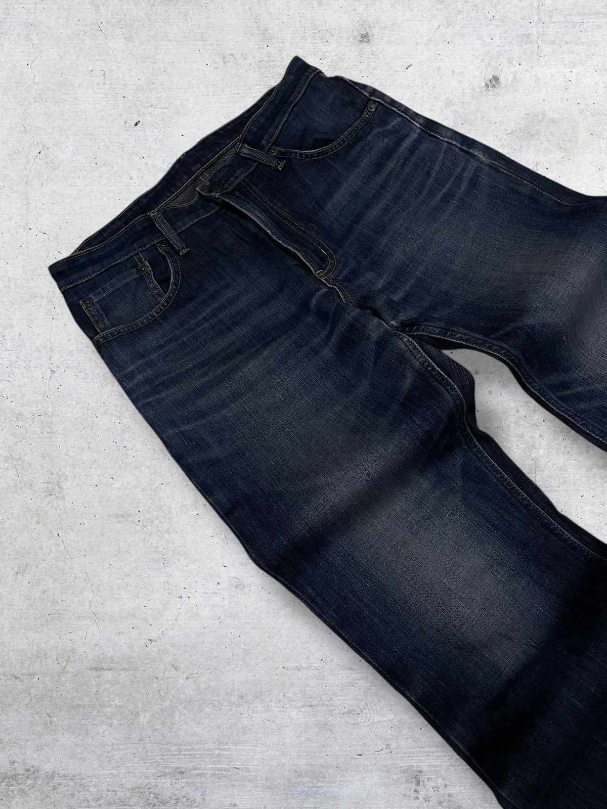 Edwin VINTAGE EDWIN DESIGNER 90S JAPAN INDIGO 403 STRAIGHT DENIM Size US 31 - 7 Thumbnail