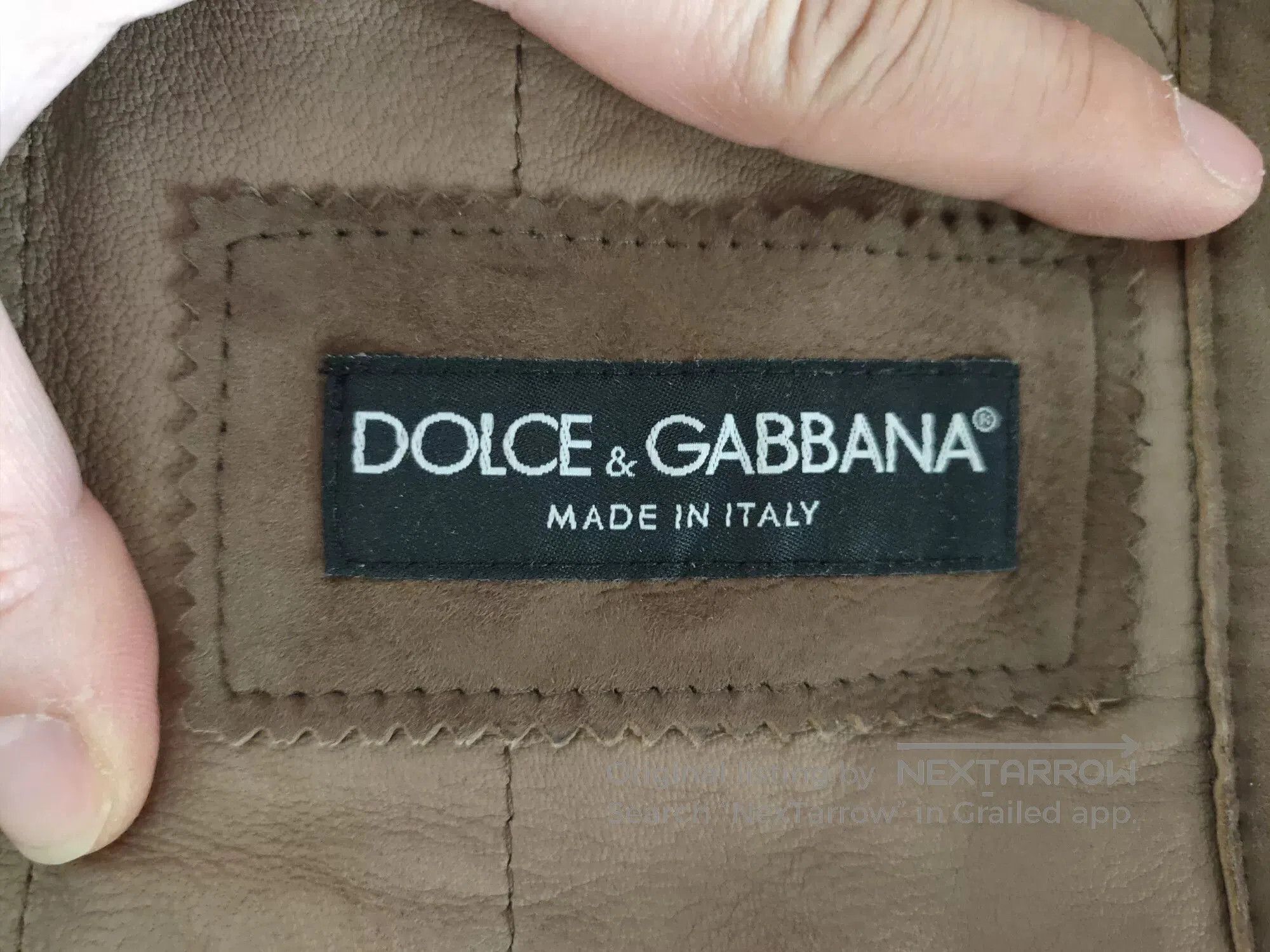Dolce & Gabbana Dolce & Gabbana Men's Leather Jacket. Size US S / EU 44-46 / 1 - 9 Thumbnail
