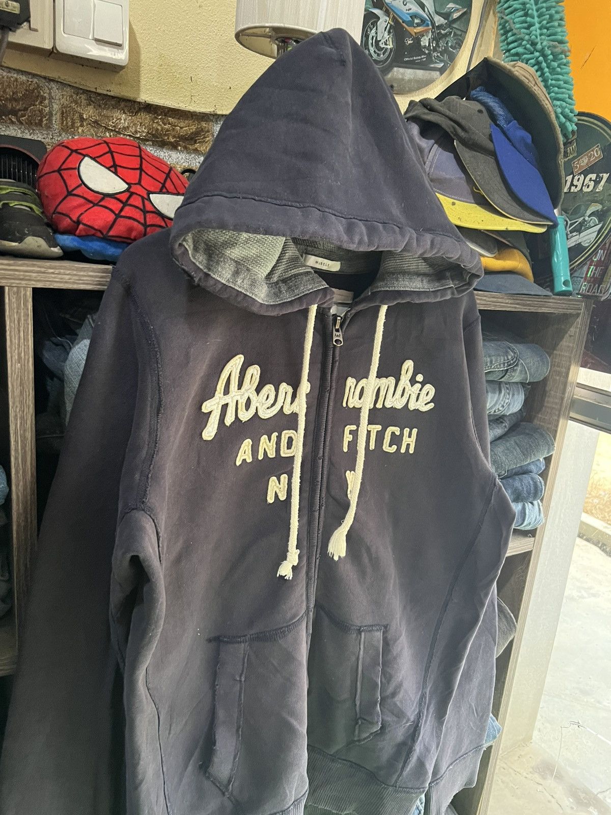 Abercrombie & Fitch 🔥Vintage Abercrombie & Fitch Zipper Hoodie Size US L / EU 52-54 / 3 - 10 Thumbnail