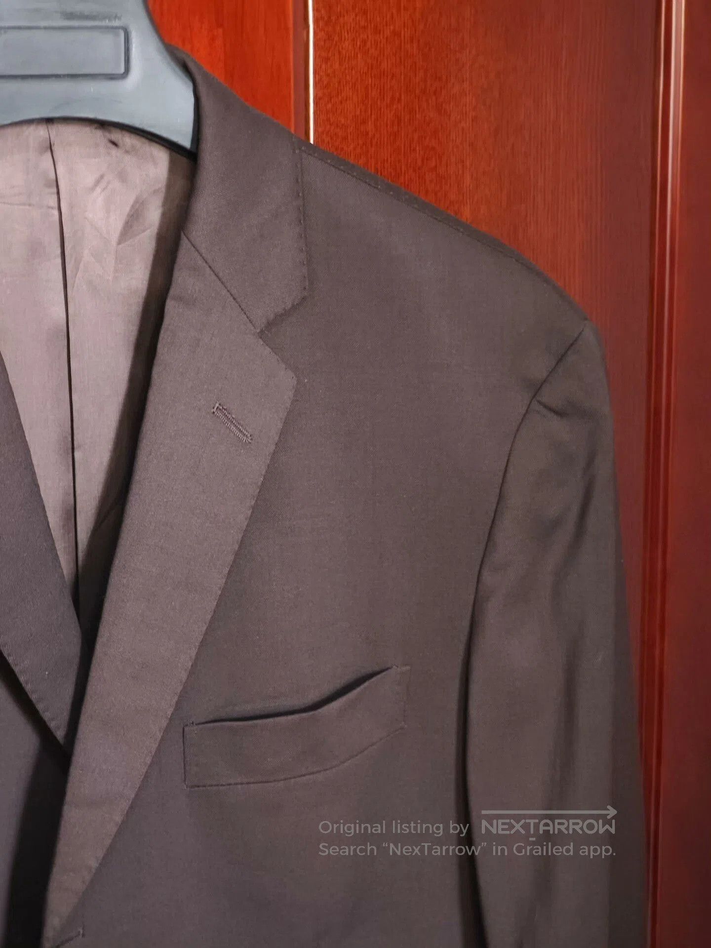 Japanese Brand Italian Wool Blend Blazer from Milan. Size US L / EU 52-54 / 3 - 2 Thumbnail