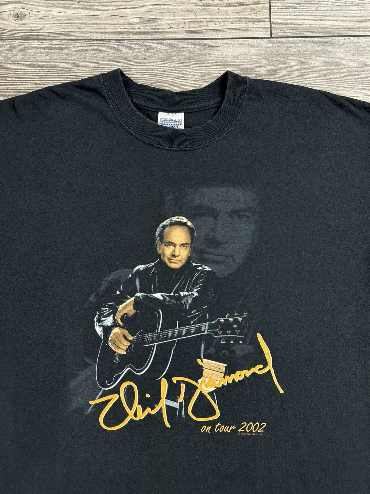 Vintage Y2K Neil Diamond Tour Band T Shirt Size US XL / EU 56 / 4 - 3 Thumbnail