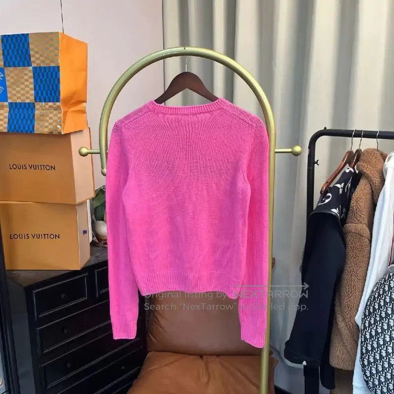 Dior Dior Pink Wool Pullover Sweater . Size S / US 4 / IT 40 - 2 Thumbnail
