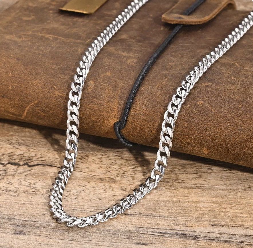 A$AP Rocky × Jewelry 5mm Stainless Steel Cuban Chain Necklace Size ONE SIZE - 3 Thumbnail
