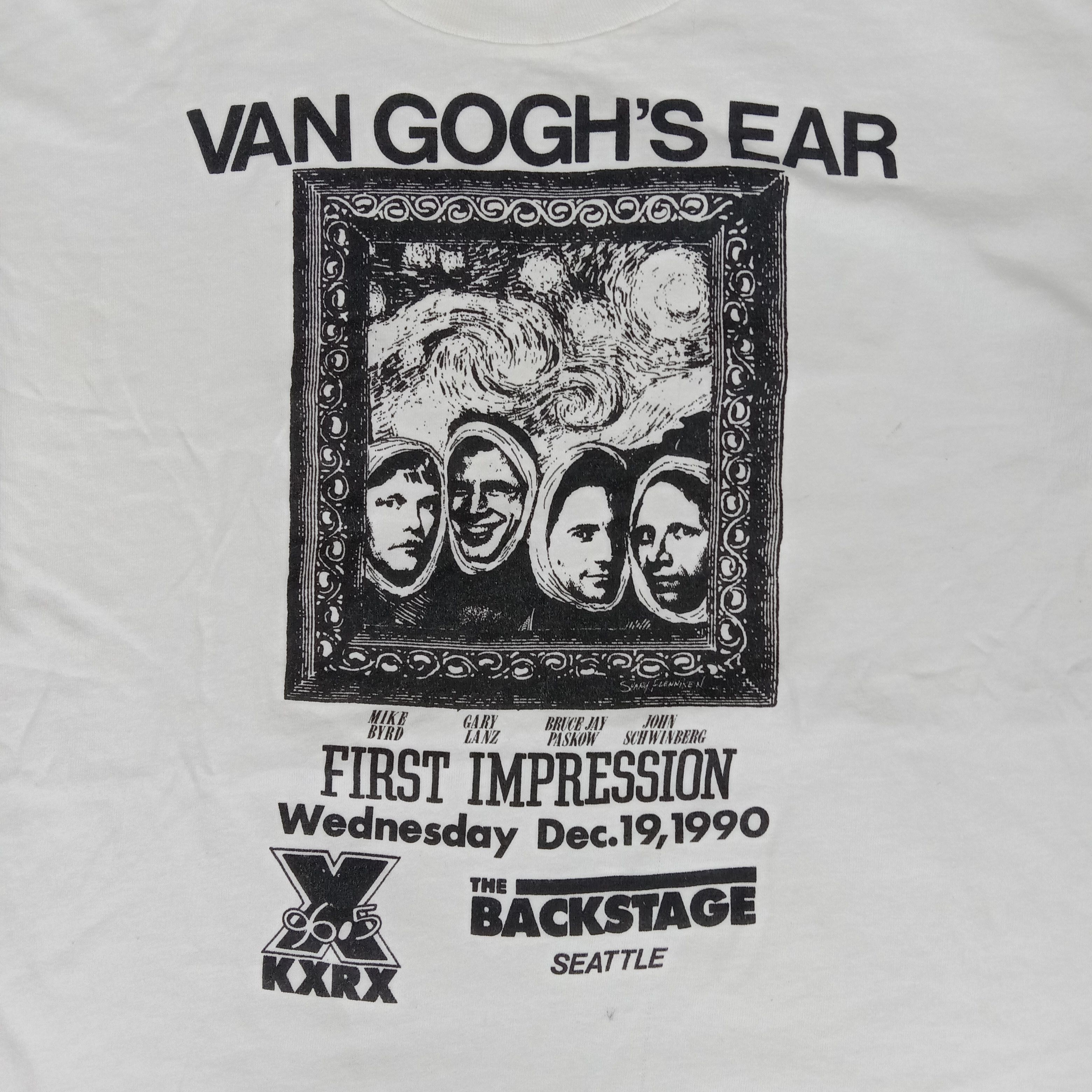 Designer × Vintage Vintage 90's Van Gogh's Ear Artist Art Design Tshirt Size US M / EU 48-50 / 2 - 2 Thumbnail