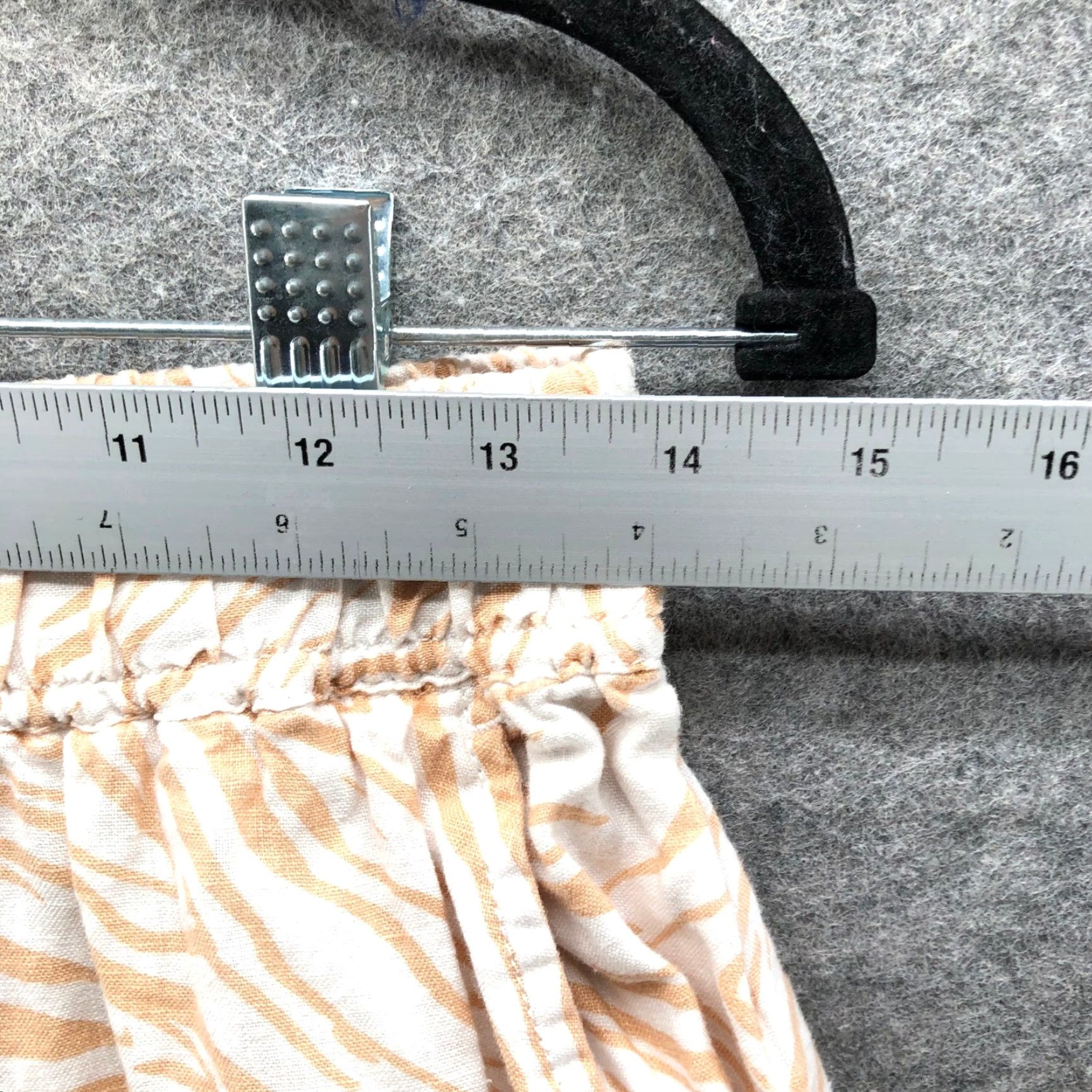 Cynthia Rowley Cynthia Rowley 100% Linen Wide Leg Crop Pants Womens M Tan Animal Print White Size 32" / US 10 / IT 46 - 5 Thumbnail