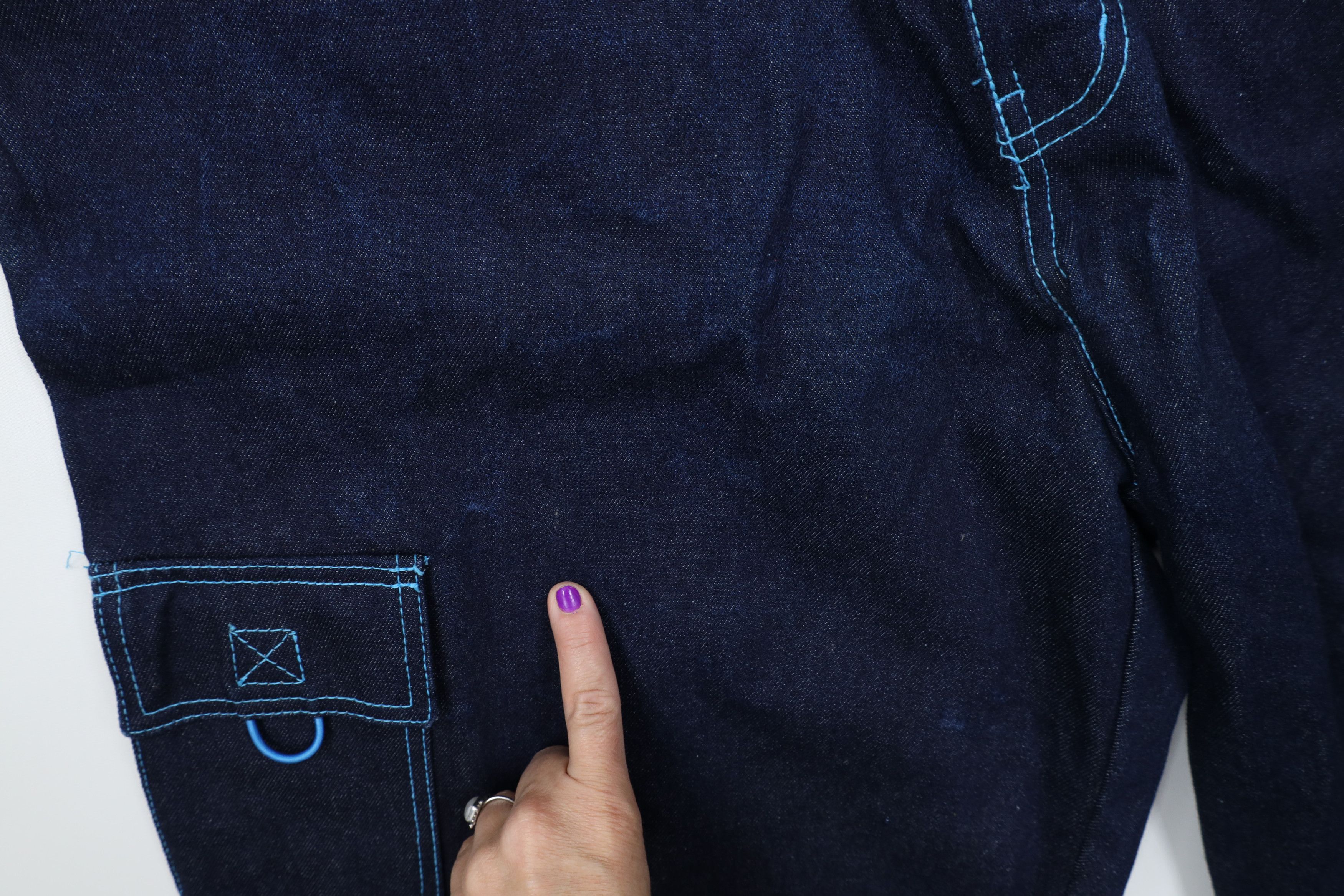 Vintage Vintage 90s Y2K Streetwear Baggy Fit Denim Cargo Shorts Blue Size US 40 / EU 56 - 6 Thumbnail
