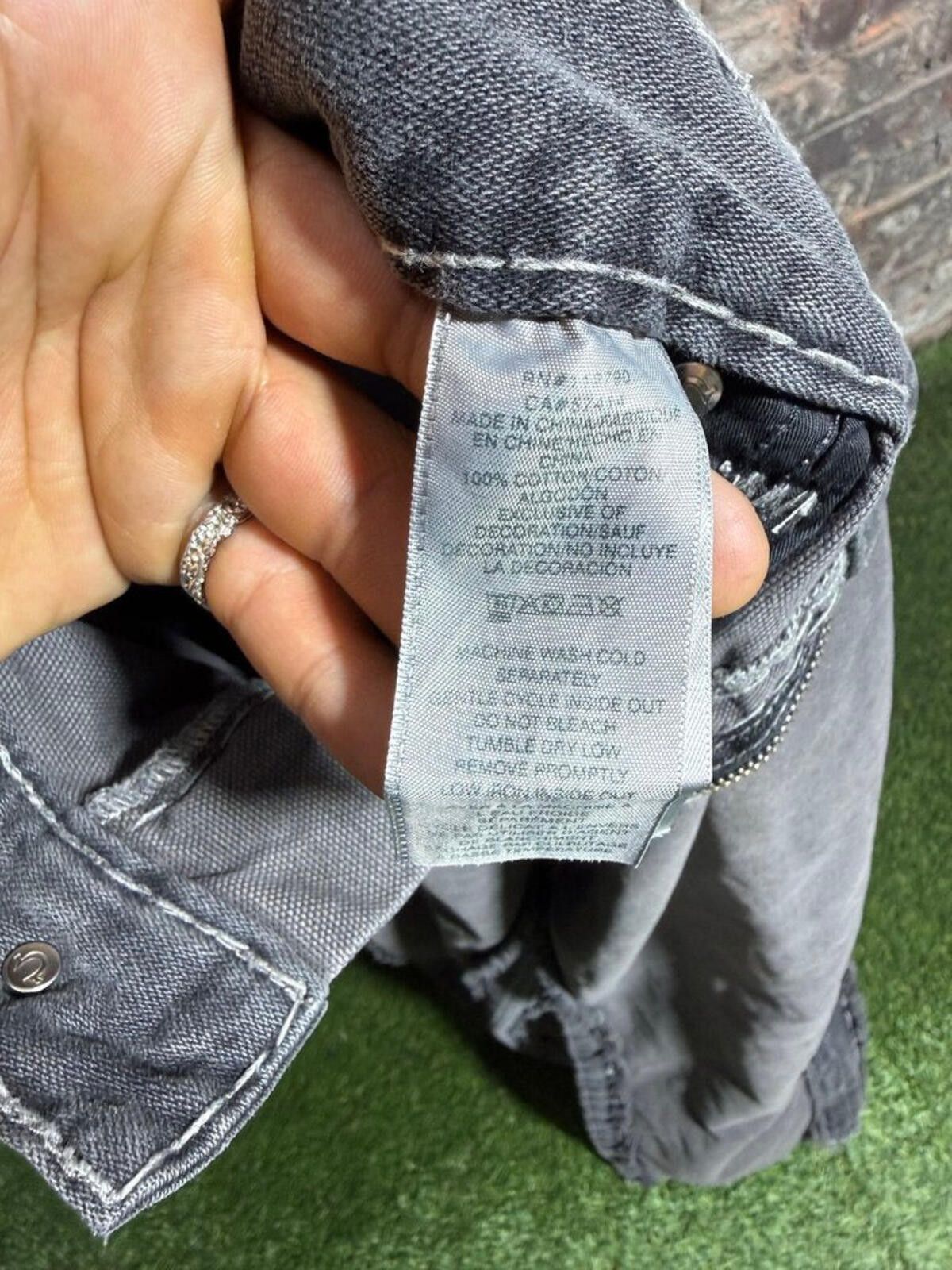 True Religion True Religion x Blu Boy Grey Jeans Sz. 38 Size ONE SIZE - 4 Thumbnail