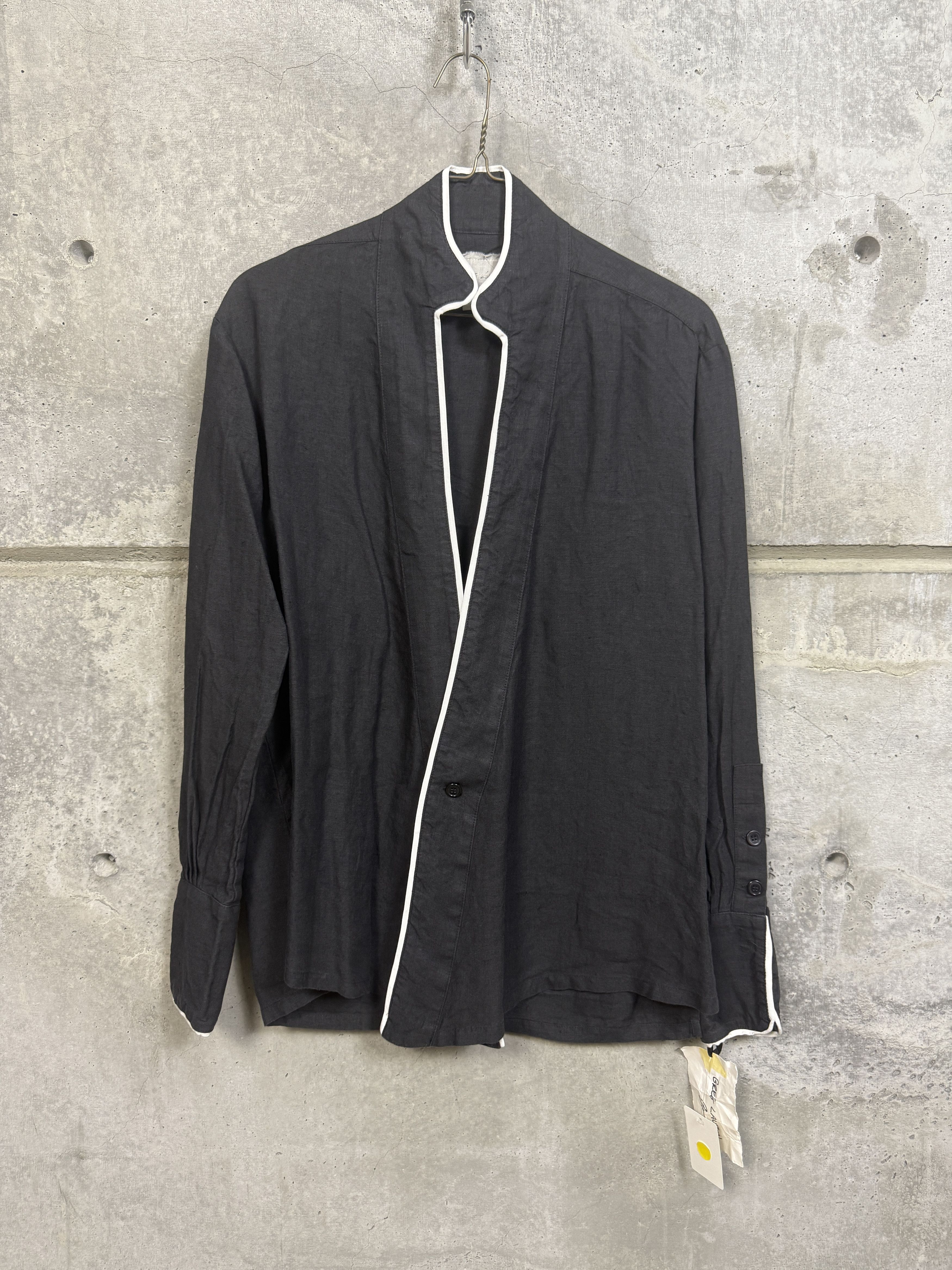Greg Lauren $800 Greg Lauren Black Winged GL1 kimono top shirt Size US M / EU 48-50 / 2 - 4 Thumbnail