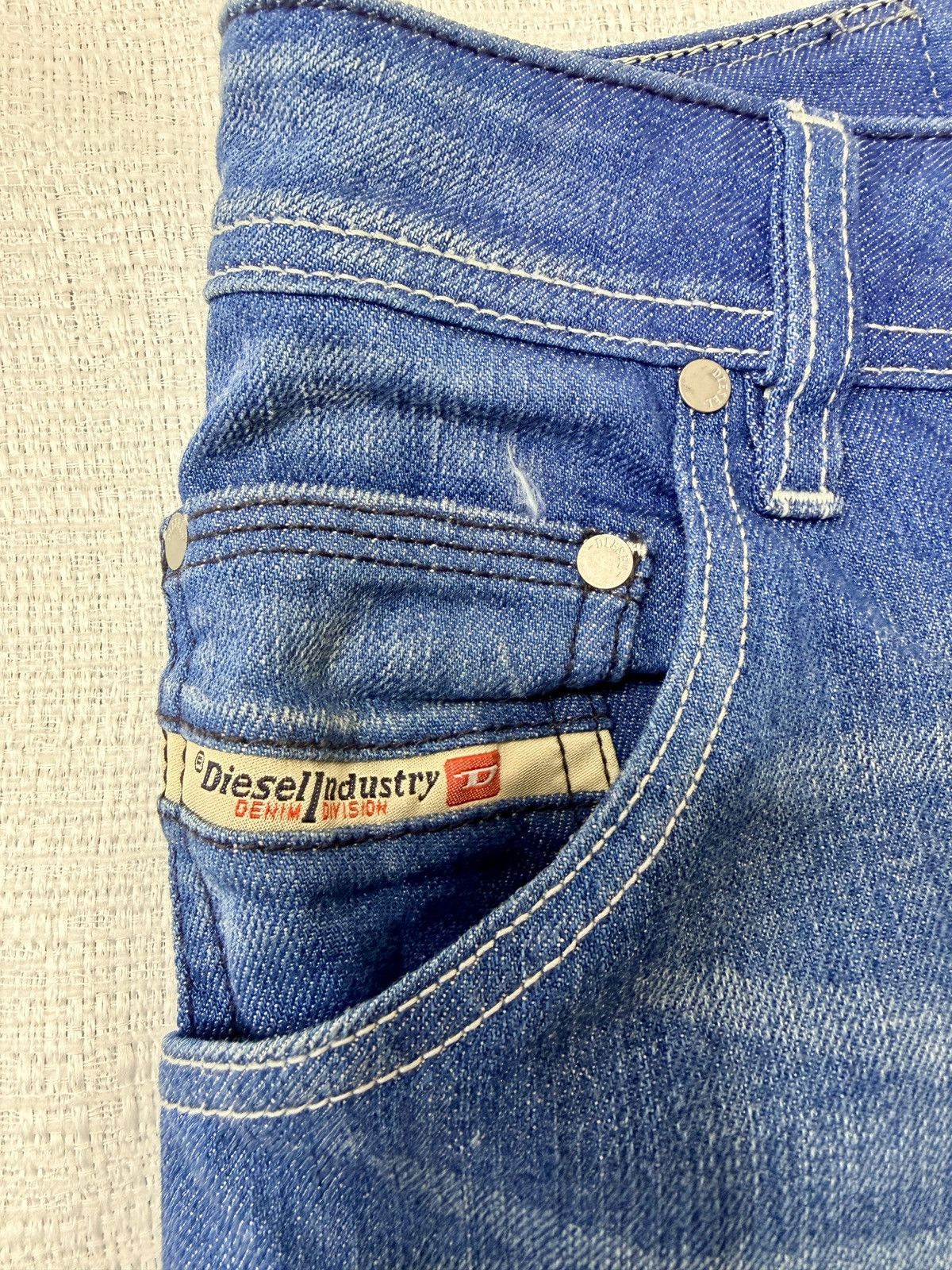 Diesel Diesel Kroshort Short Denim Pants Mens 34 Indigo Blue Size US 34 / EU 50 - 3 Thumbnail