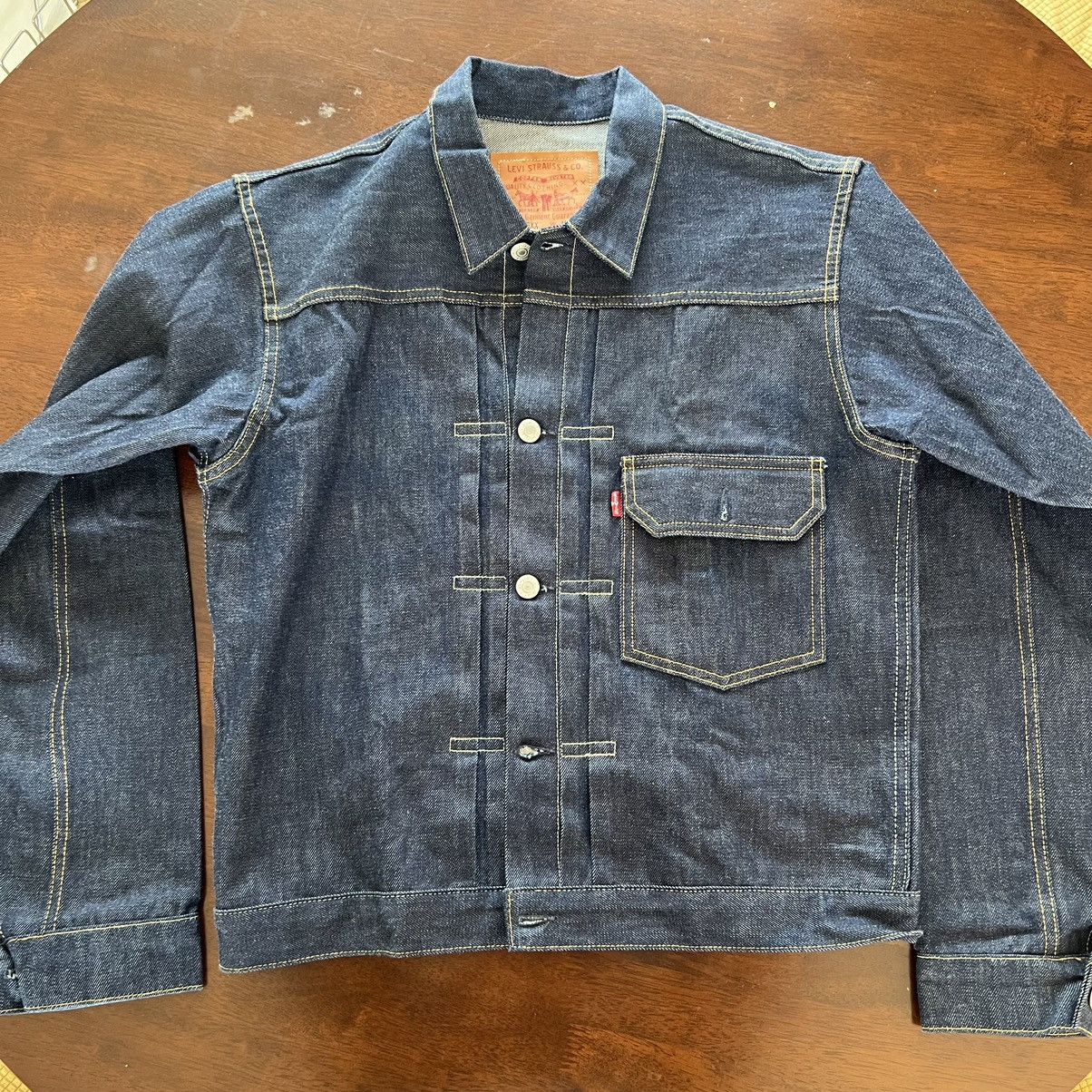 image of Levis x Vintage 506Xx Type 1 Selvedge 1998 in Blue, Men's (Size Medium)