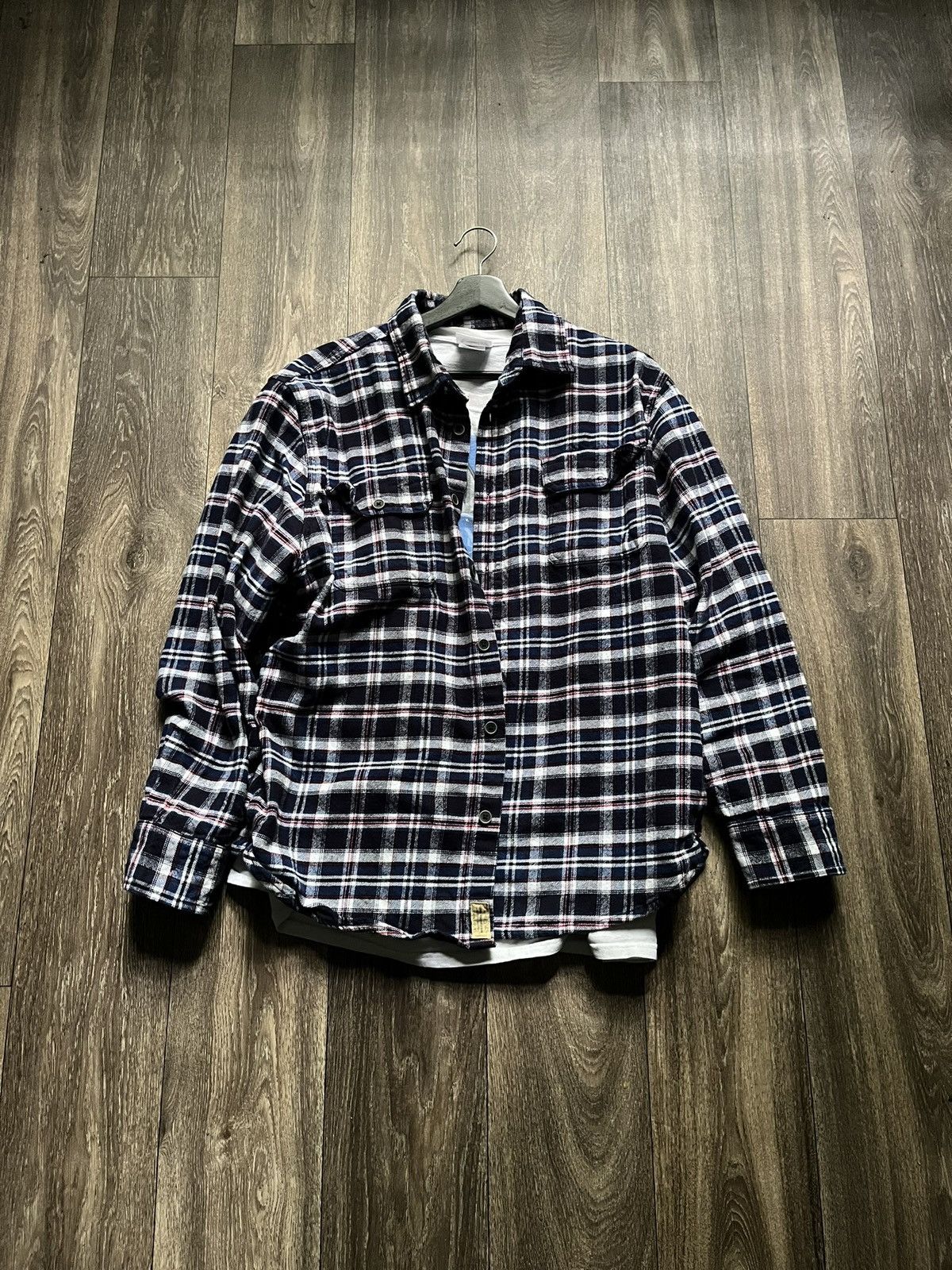 Vintage Vintage Travis Scott style Jachs Flannel Button Down Shirt Size US L / EU 52-54 / 3 - 1 Thumbnail