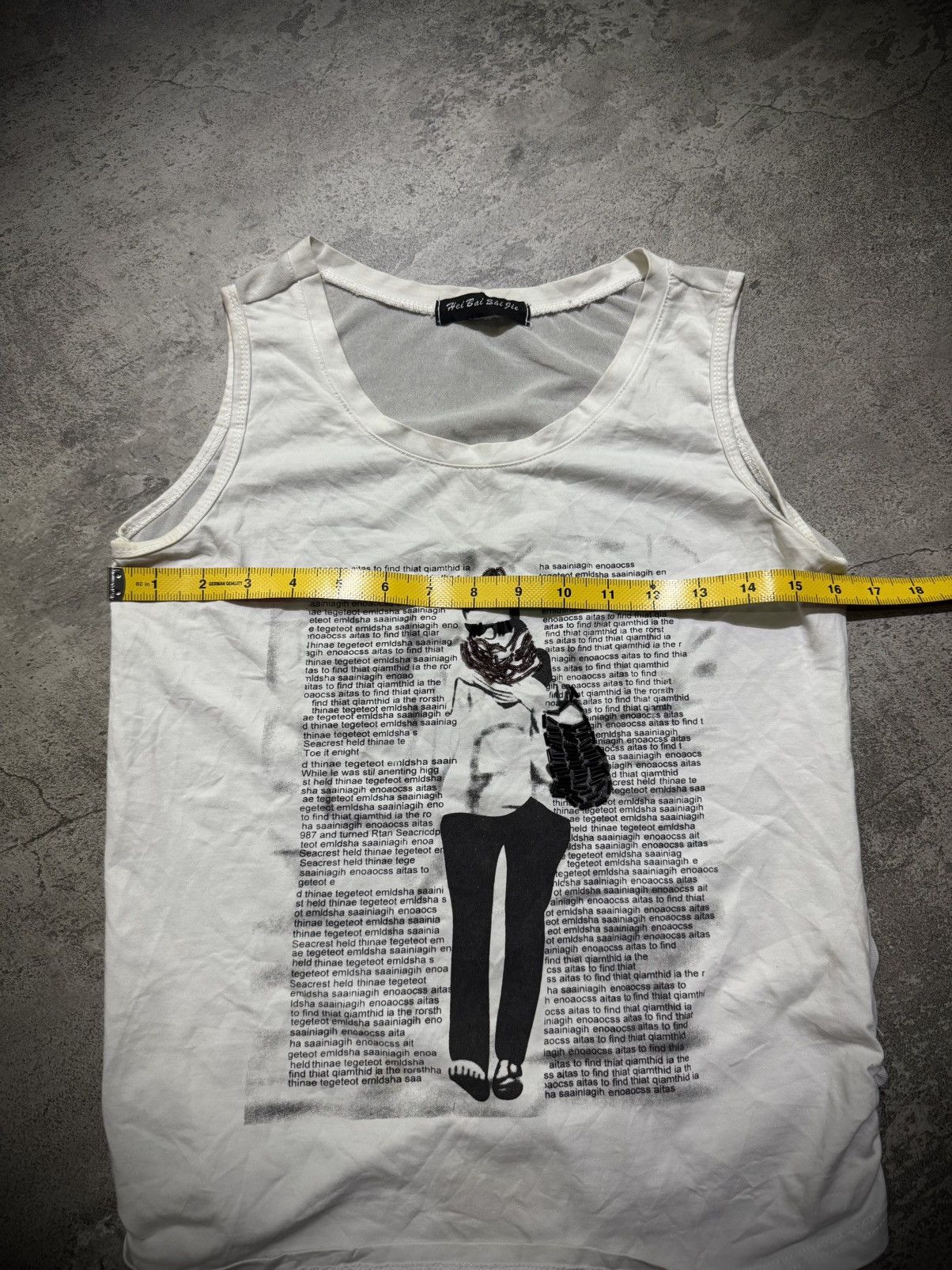 Hysteric Glamour Y2k Hei bai shi jie ifsixwasnine poem tanktop Size S / US 4 / IT 40 - 7 Thumbnail