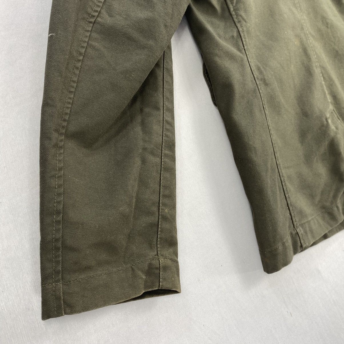 Japanese Brand Michel Klein Homme Olive Green Utility Jacket Size US M / EU 48-50 / 2 - 6 Thumbnail