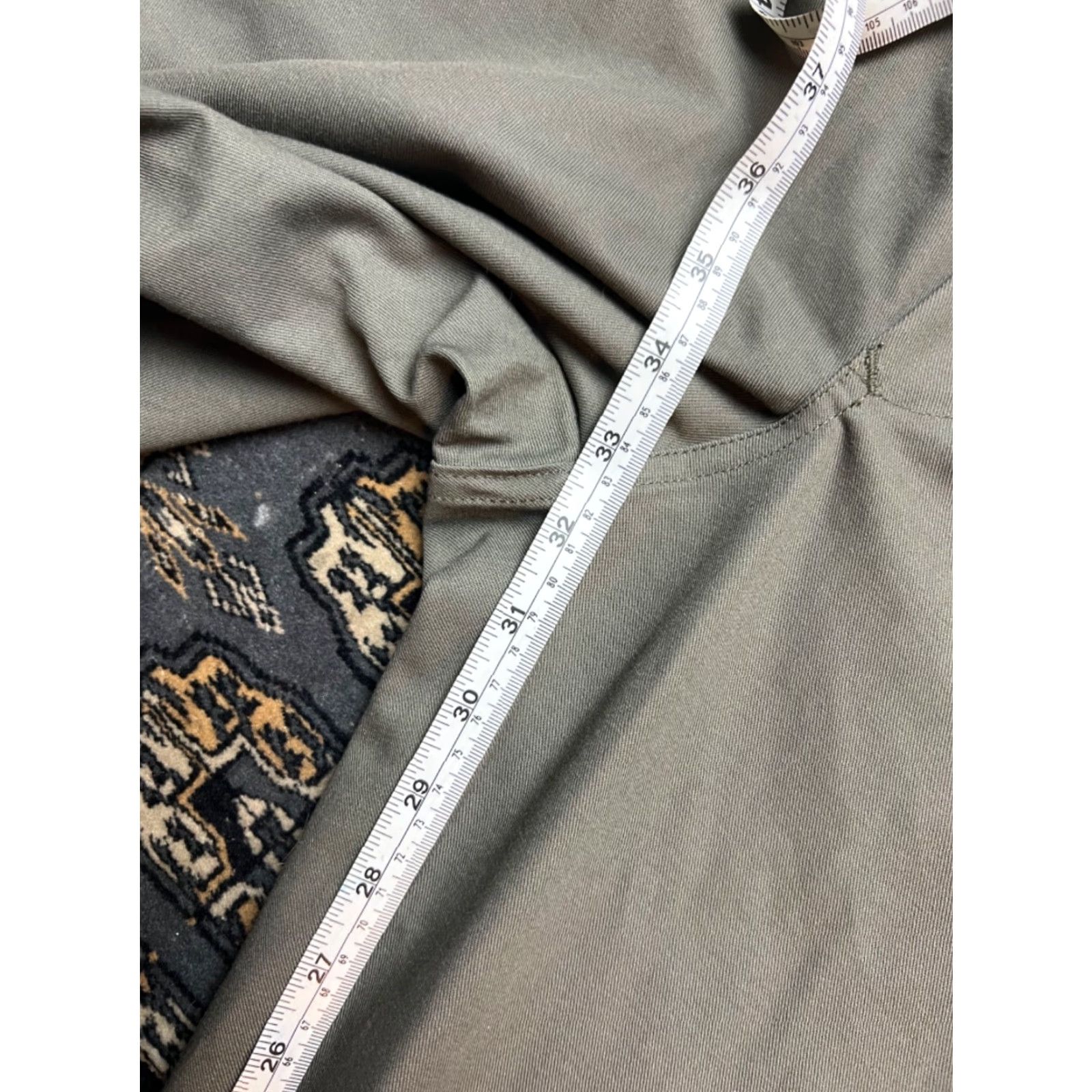 Vintage Seyntex Cargo Pants 38x32 Men Regular Green Size 38 Inseam 32 Pants Size US 38 / EU 54 - 5 Thumbnail