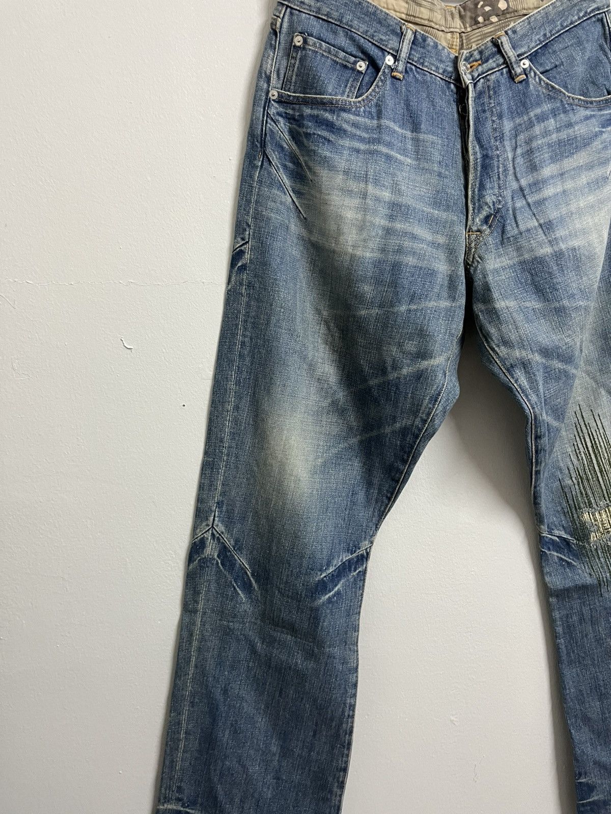 Swagger 🔥 2006 SWAGGER TRASHED DISTRESSED PATCHED JEANS Size US 33 - 5 Thumbnail
