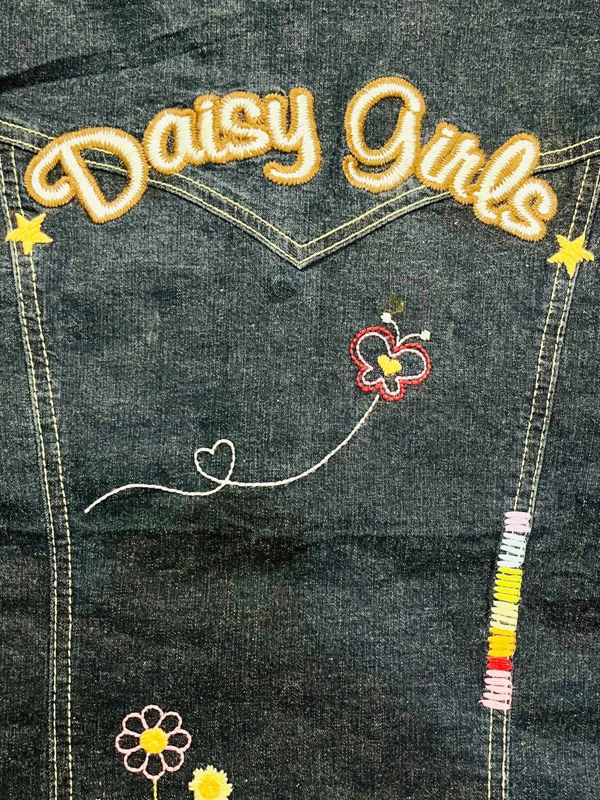 Angel Blue 2000s Daisy Lovers - Monkey Mascots Denim Jacket Size M / US 6-8 / IT 42-44 - 11 Thumbnail