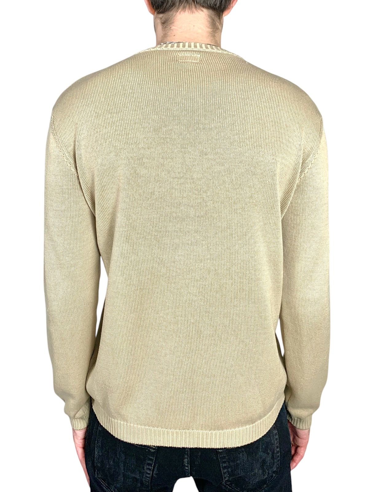 Emporio Armani Vintage Y2K Armani Cotton Knit Jumper Sweater Size US L / EU 52-54 / 3 - 5 Thumbnail