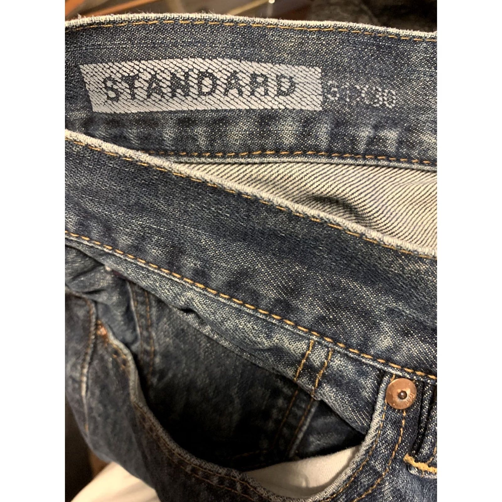 Gap Gap Mens Jeans 31x30 Straight Denim Blue #2165 Adult Regular Size Type Jeans Blue Gap Mens 31x30 Straight Standard Leg Denim Blue Jeans Mens Size US 31 - 6 Thumbnail