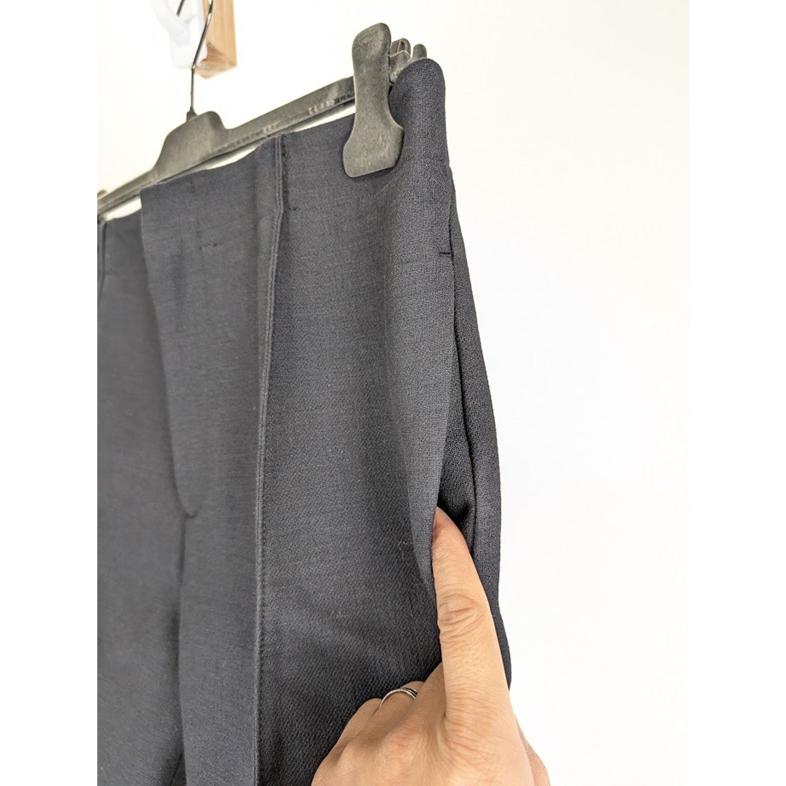 Bottega Veneta o1rshd1 Structured Double Melange Trousers in Blue/Black Size US 34 / EU 50 - 10 Thumbnail