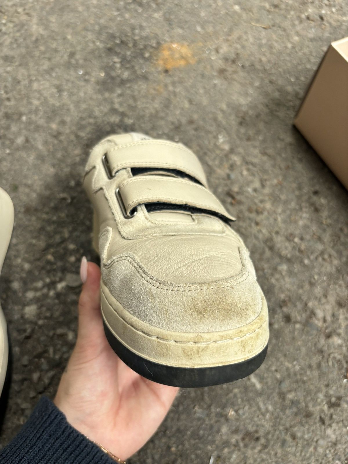 Loeffler Randall Loeffler Randall Cameron Sneaker Cream/Sand/Black Size US 8 / IT 38 - 4 Thumbnail