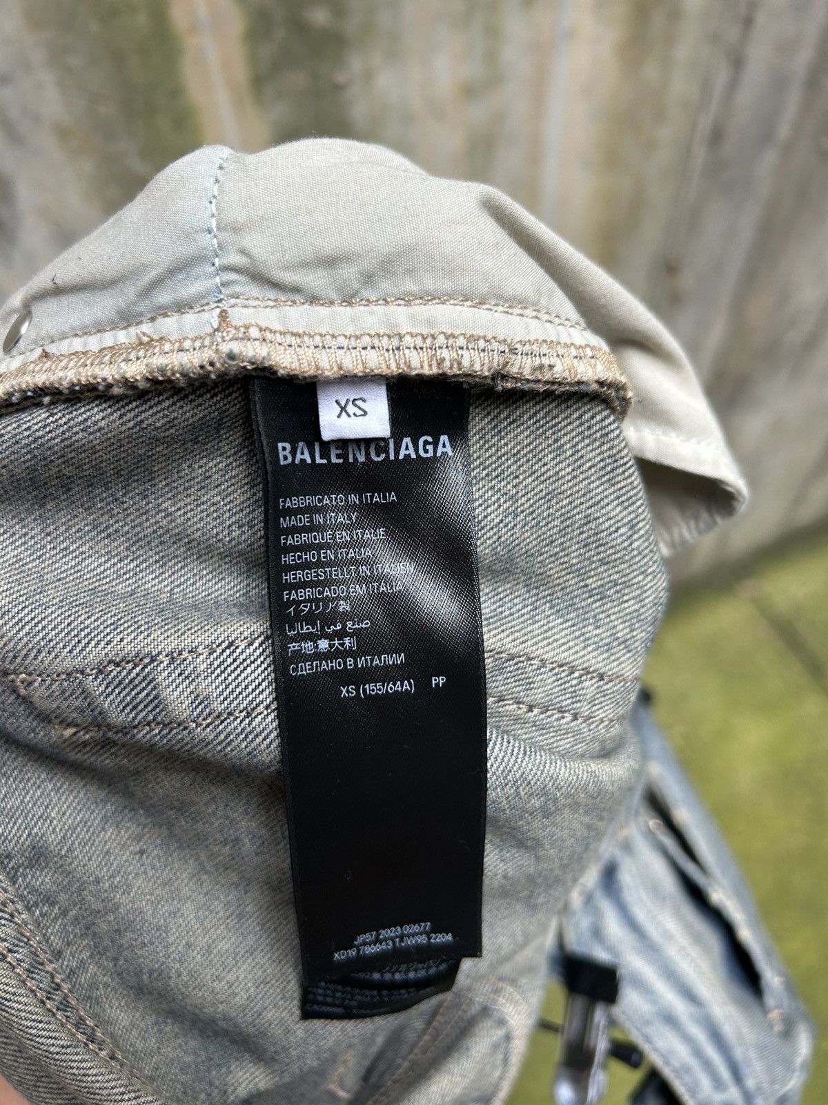 Balenciaga Balenciaga Summer 24 Oversized Drawstring Denim Size US 34 / EU 50 - 10 Thumbnail