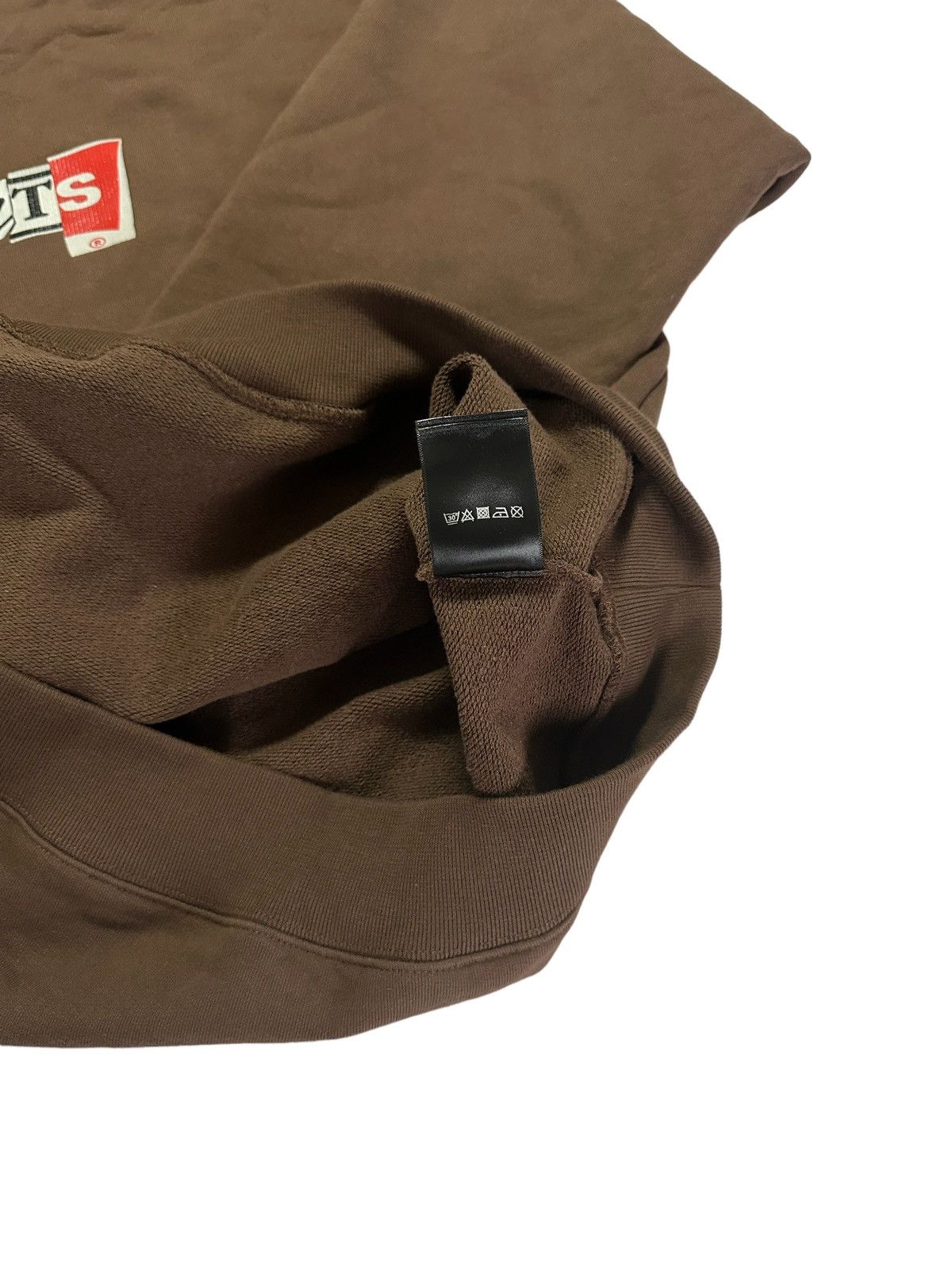 Vetements mixed logo hoodie