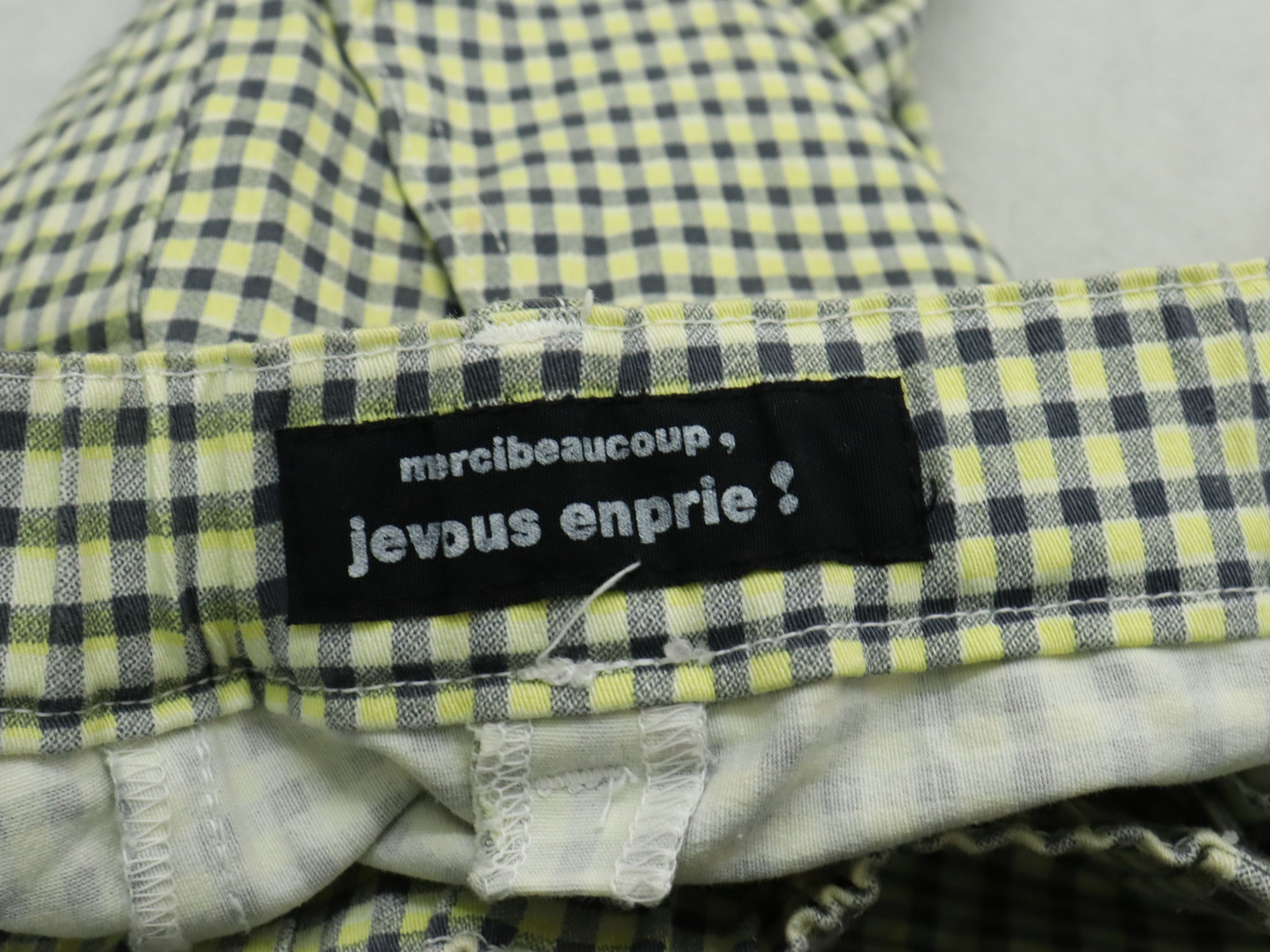 Japanese Brand × mercibeaucoup Mercibeaucoup Jevous Enprie Plaid Drop Crotch Pant Size US 28 / EU 44 - 8 Thumbnail