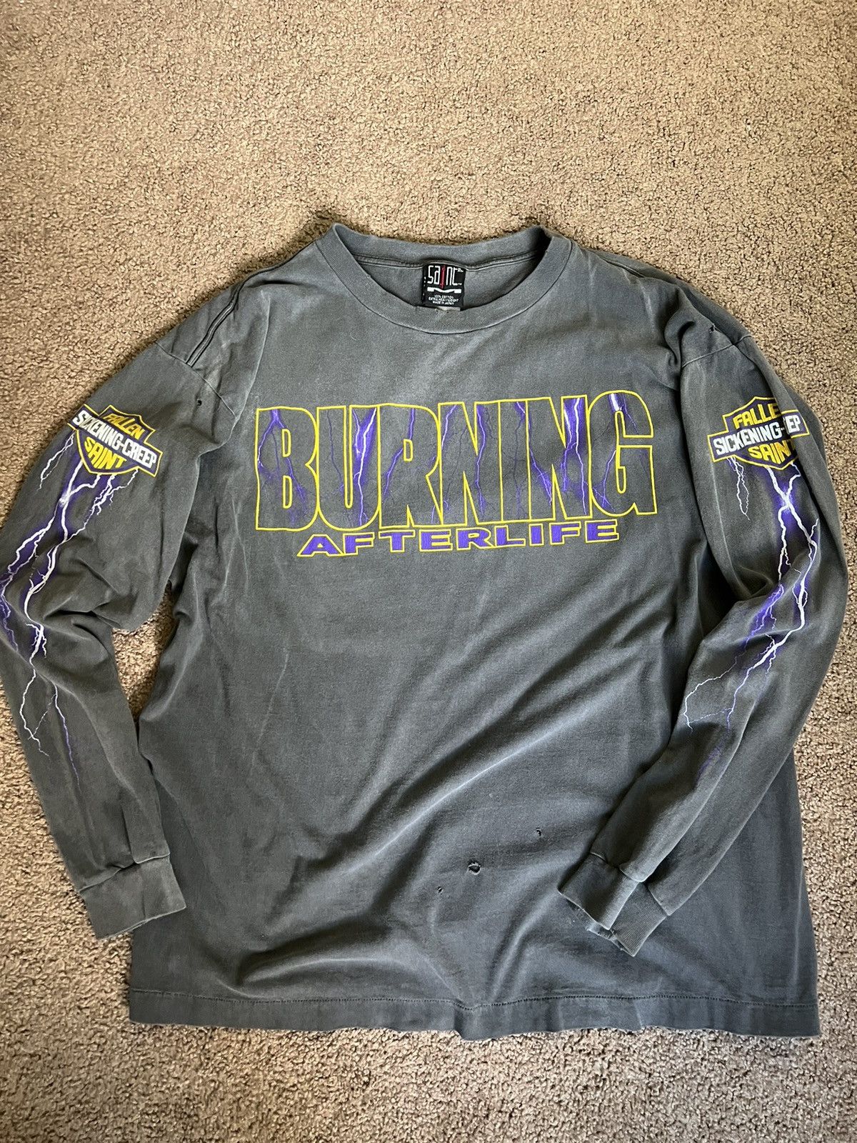 SAINT MICHAEL セント マイケル/EVIL SPILIT SAINT MXXXXXX(セントマイケル) 商品ページ - LS TEE EVIL SPILIT / BLACK