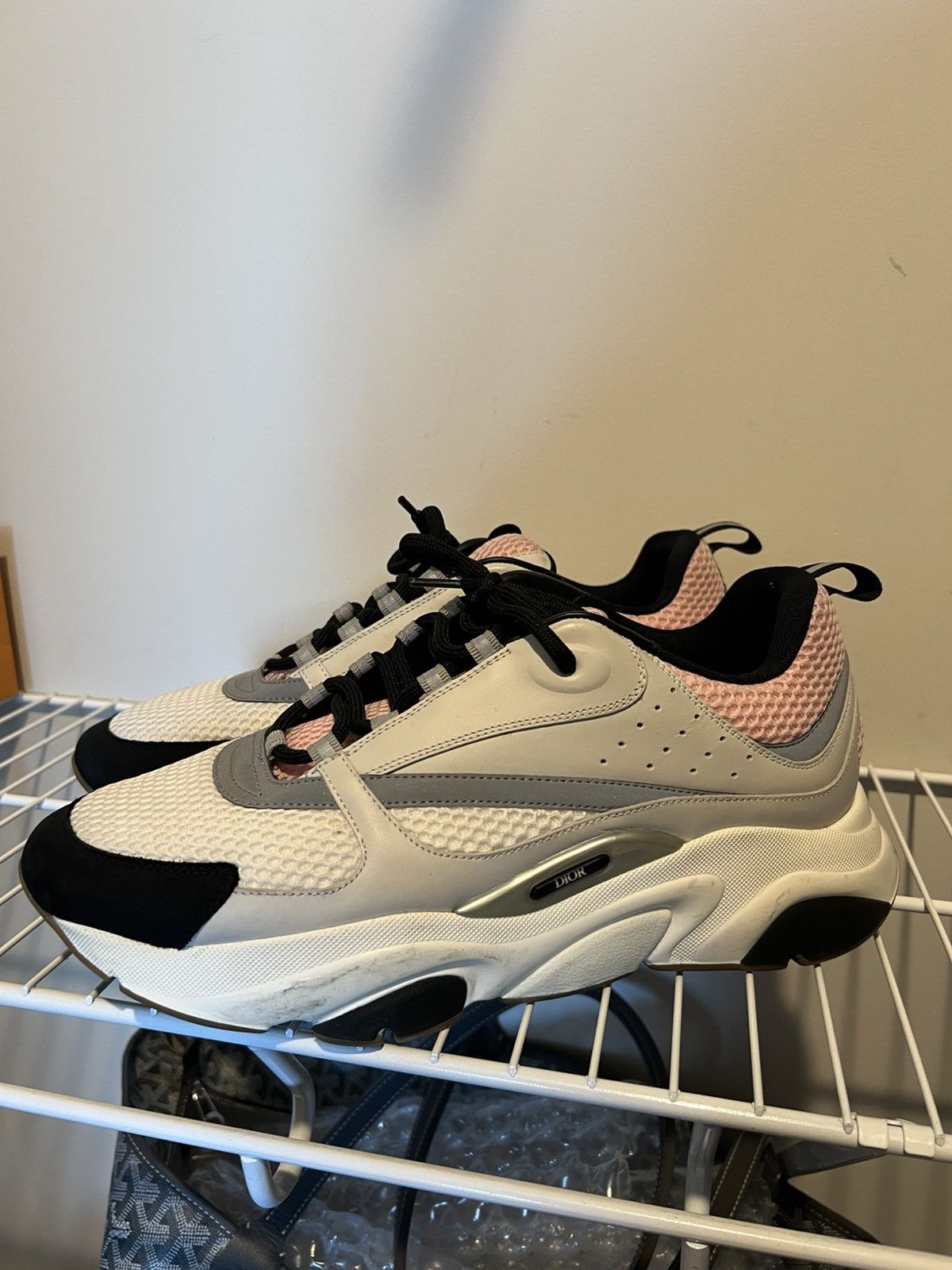 Dior Dior B22 Pale Pink Grey Size US 12 / EU 45 - 1 Thumbnail
