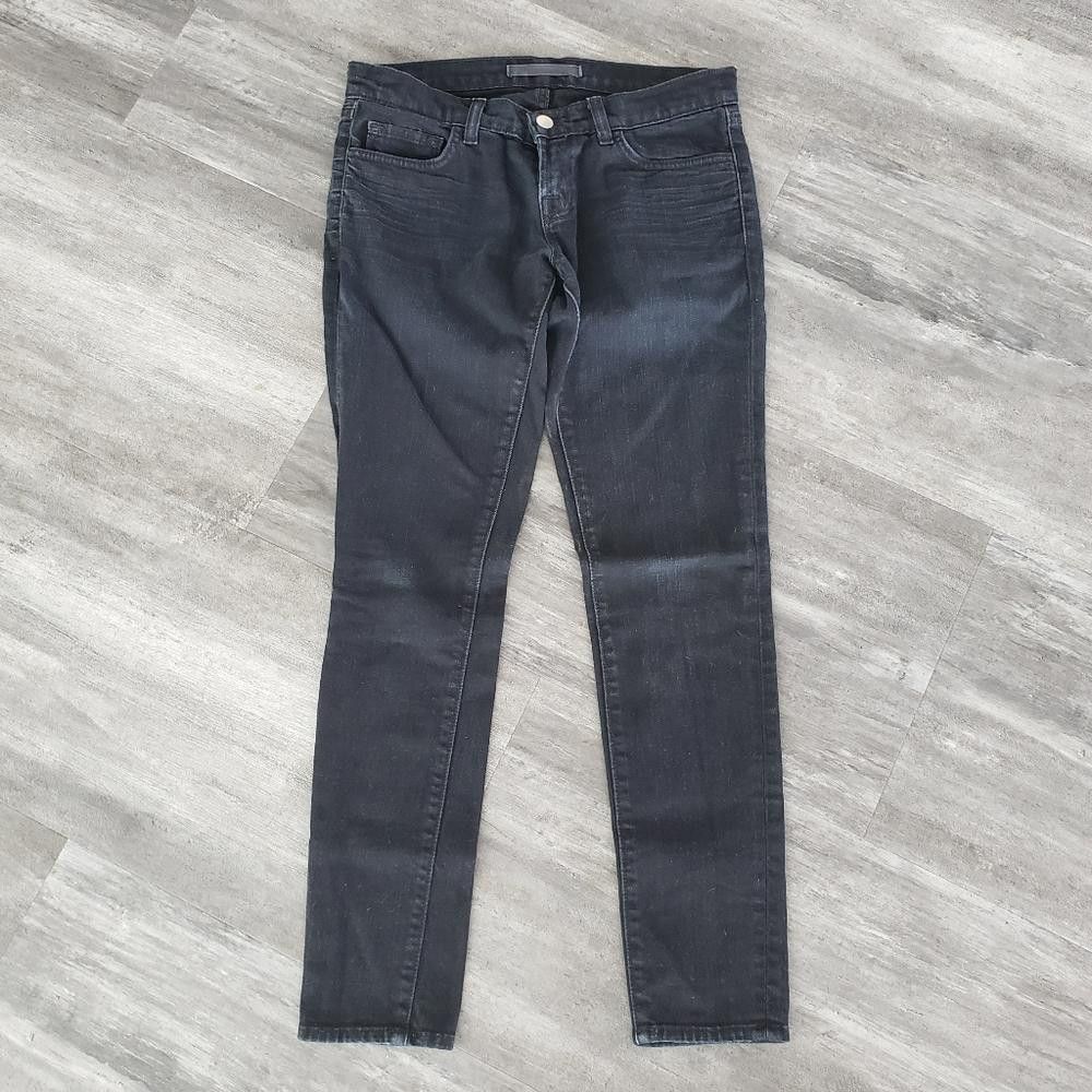 Black Denim J Brand Skinny 941 Jean