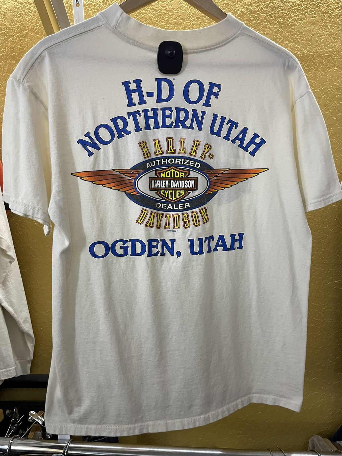 Harley Davidson × Vintage Vintage Harley Davidson Shirt 1999 Ogden Northern Utah Size US L / EU 52-54 / 3 - 2 Thumbnail